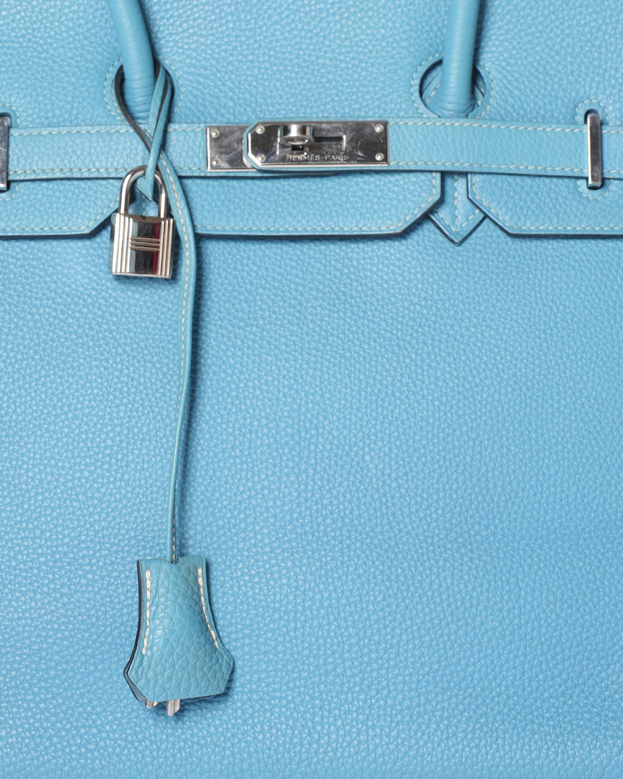 Hermes Birkin 35 Blue Jean Palladium Hardware