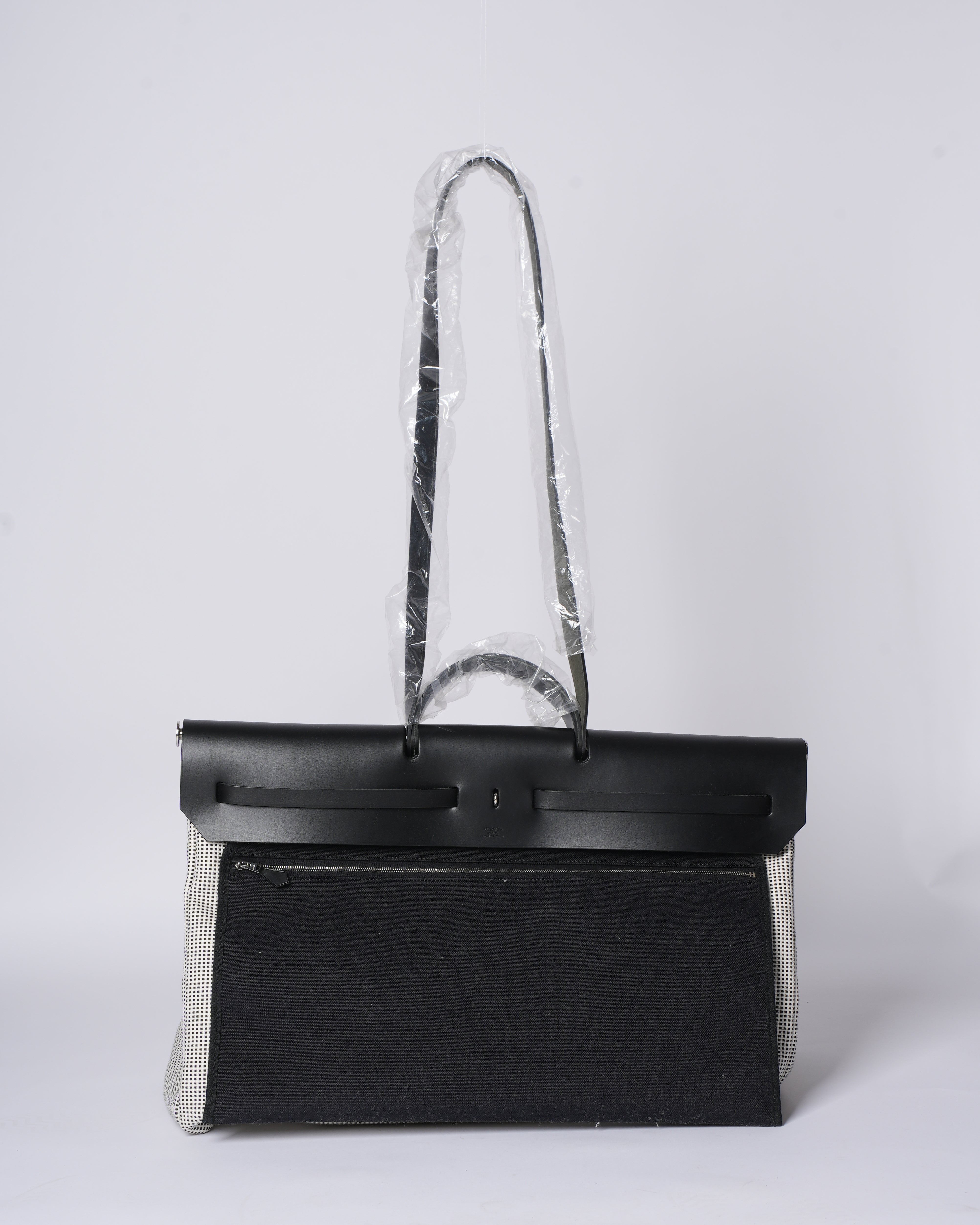 Hermes (Herbag50 )Zip cabin Noir Bag