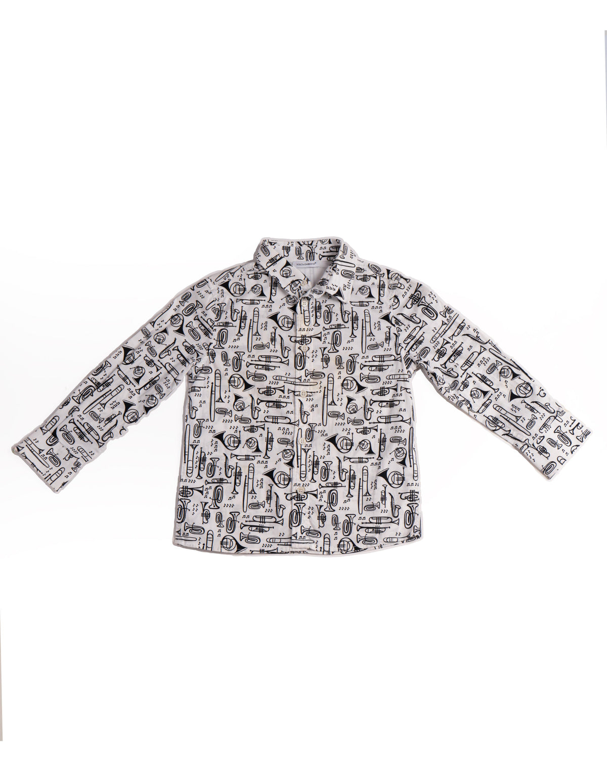Dolce & Gabbana kids musical print shirt