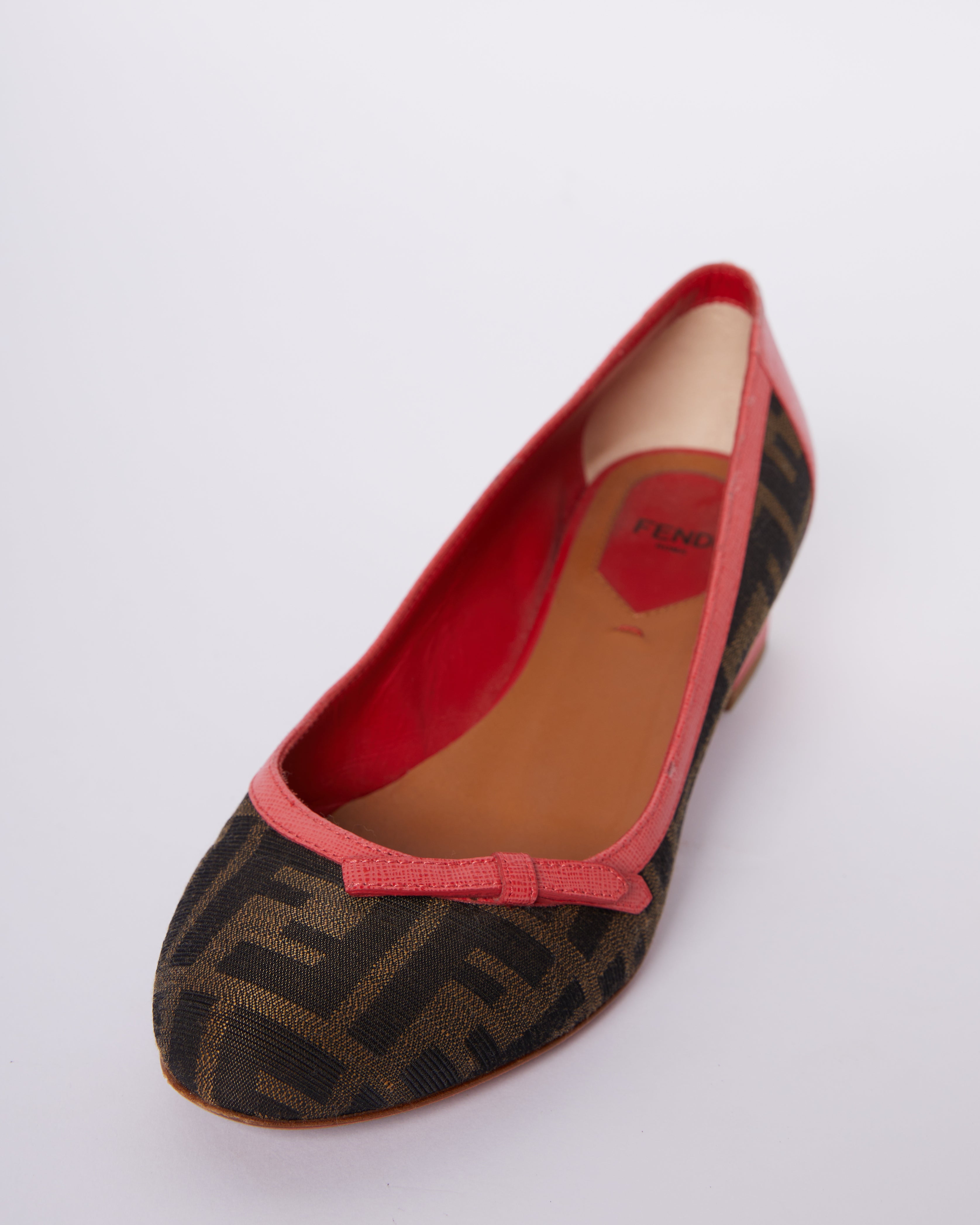 Fendi Zucca Ballet Pumps