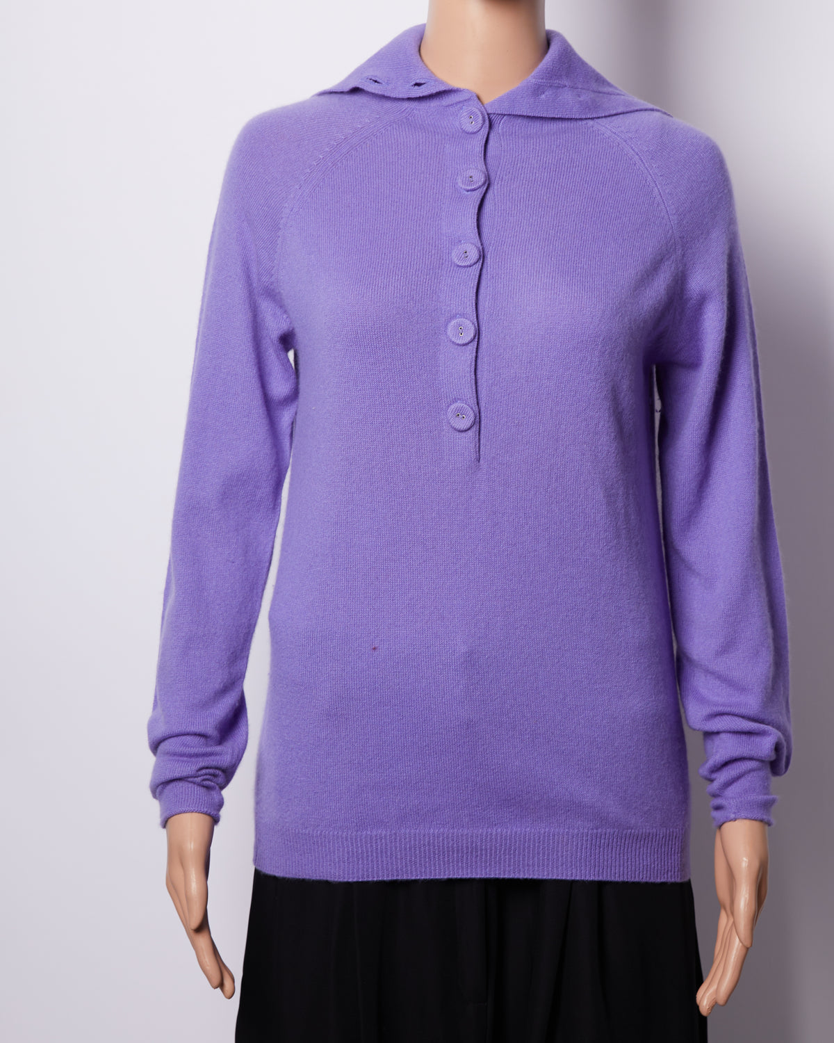 Twinset Purple Wool Cardigan