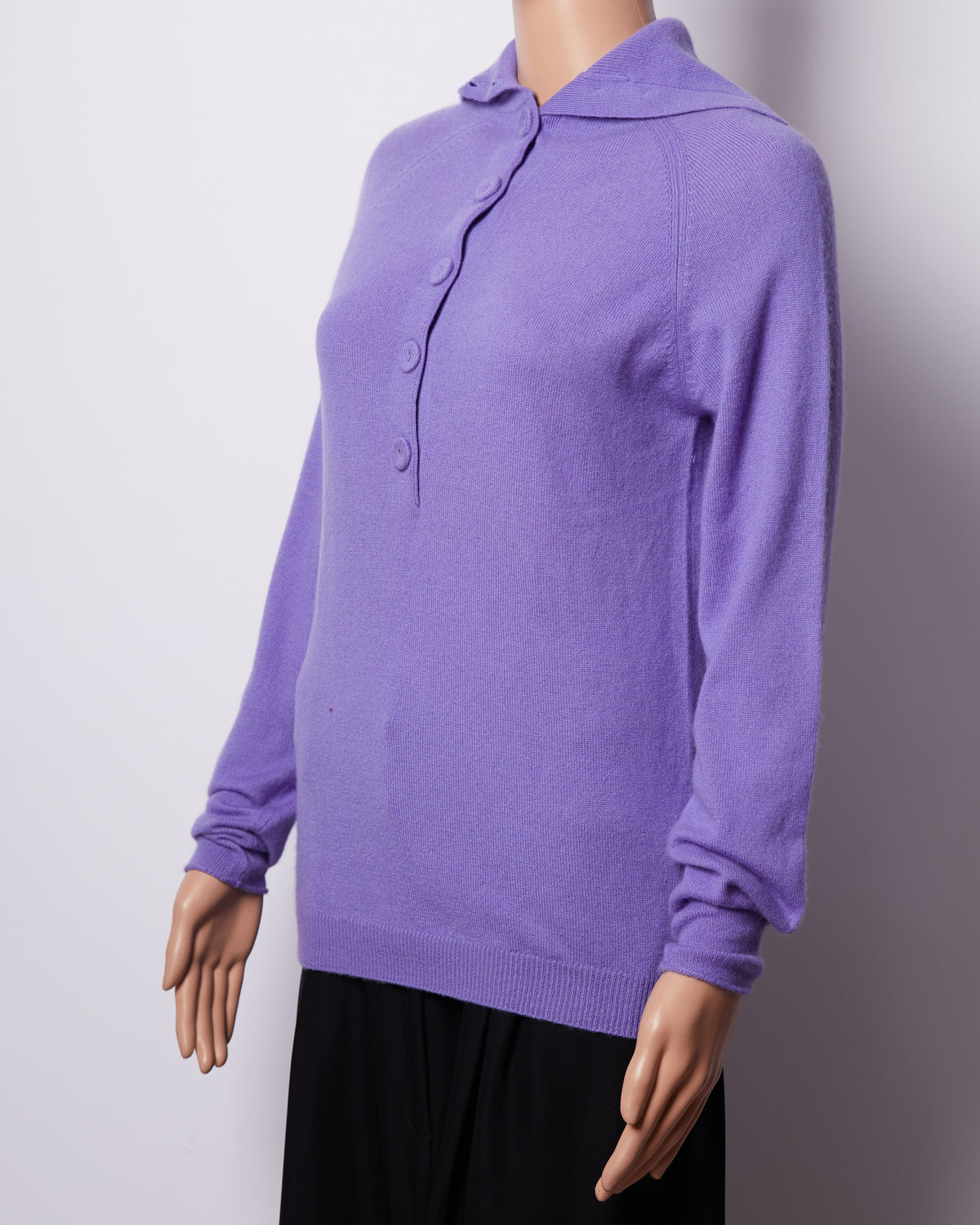 Twinset Purple Wool Cardigan
