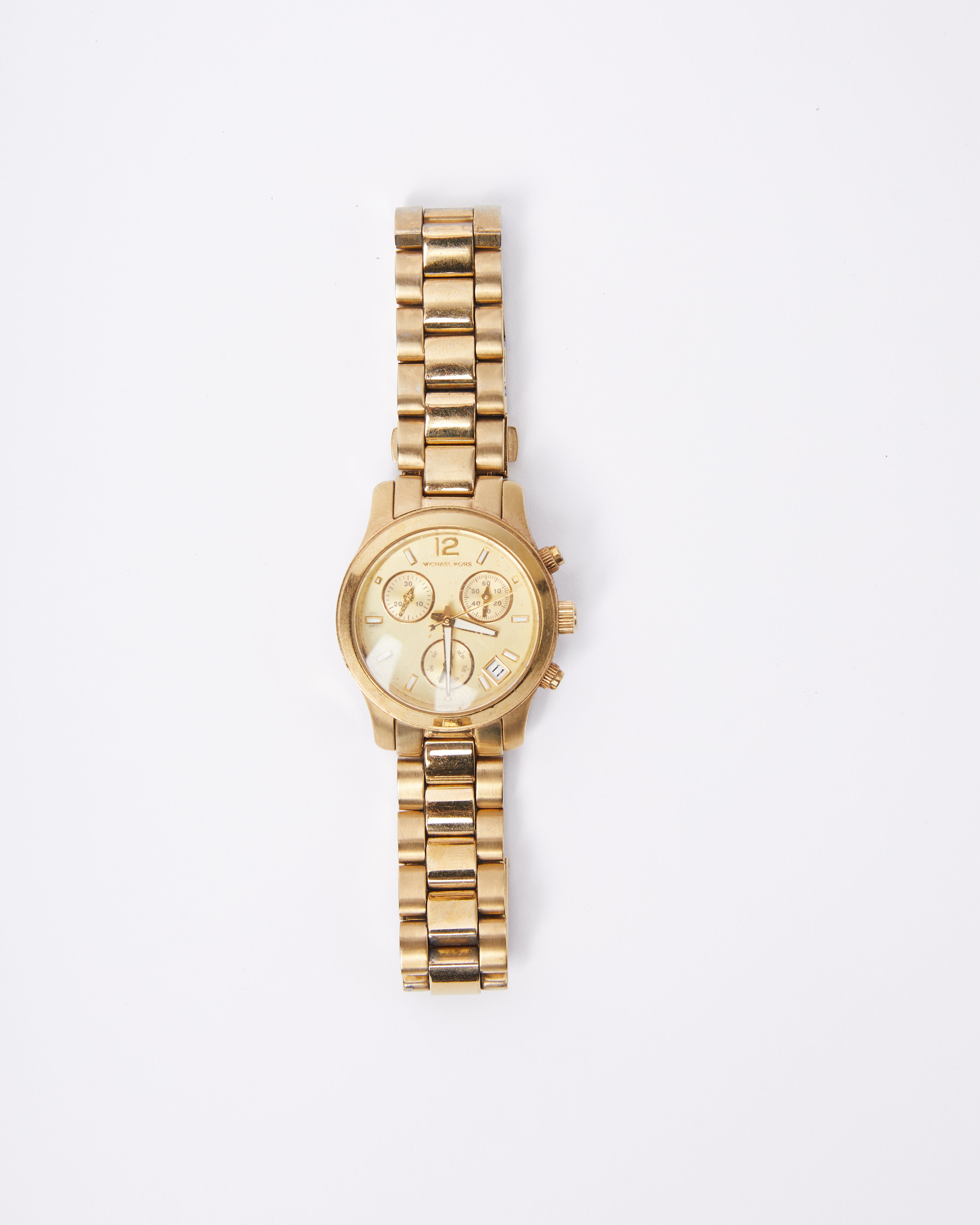 MK Gold Watch Runway