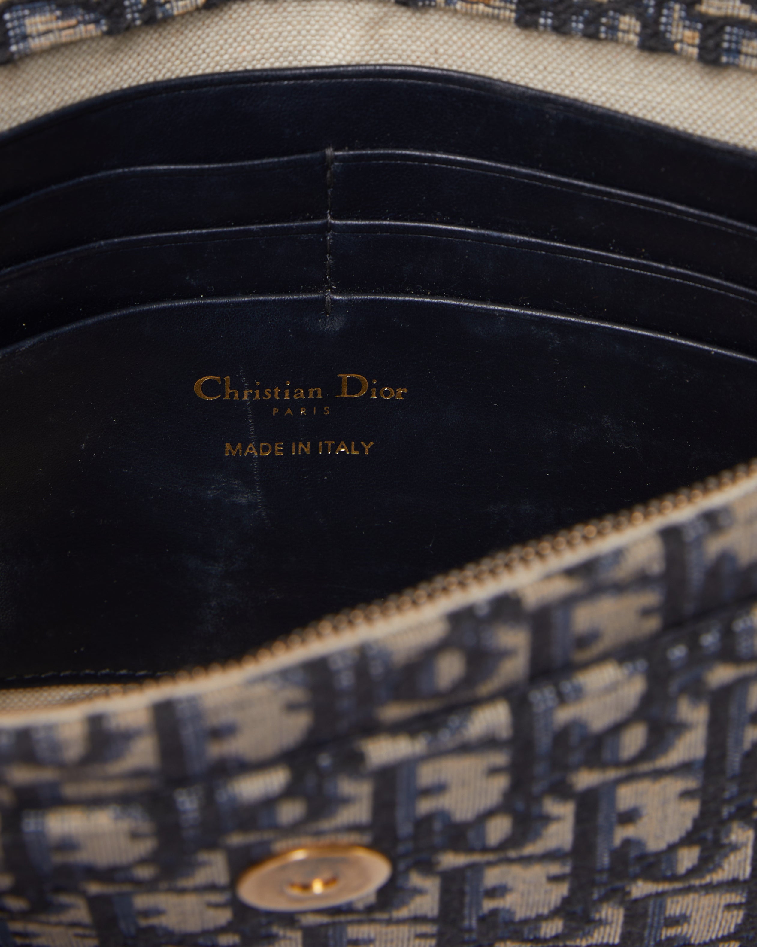 Dior Saddle Rectangular Pouch With Chain