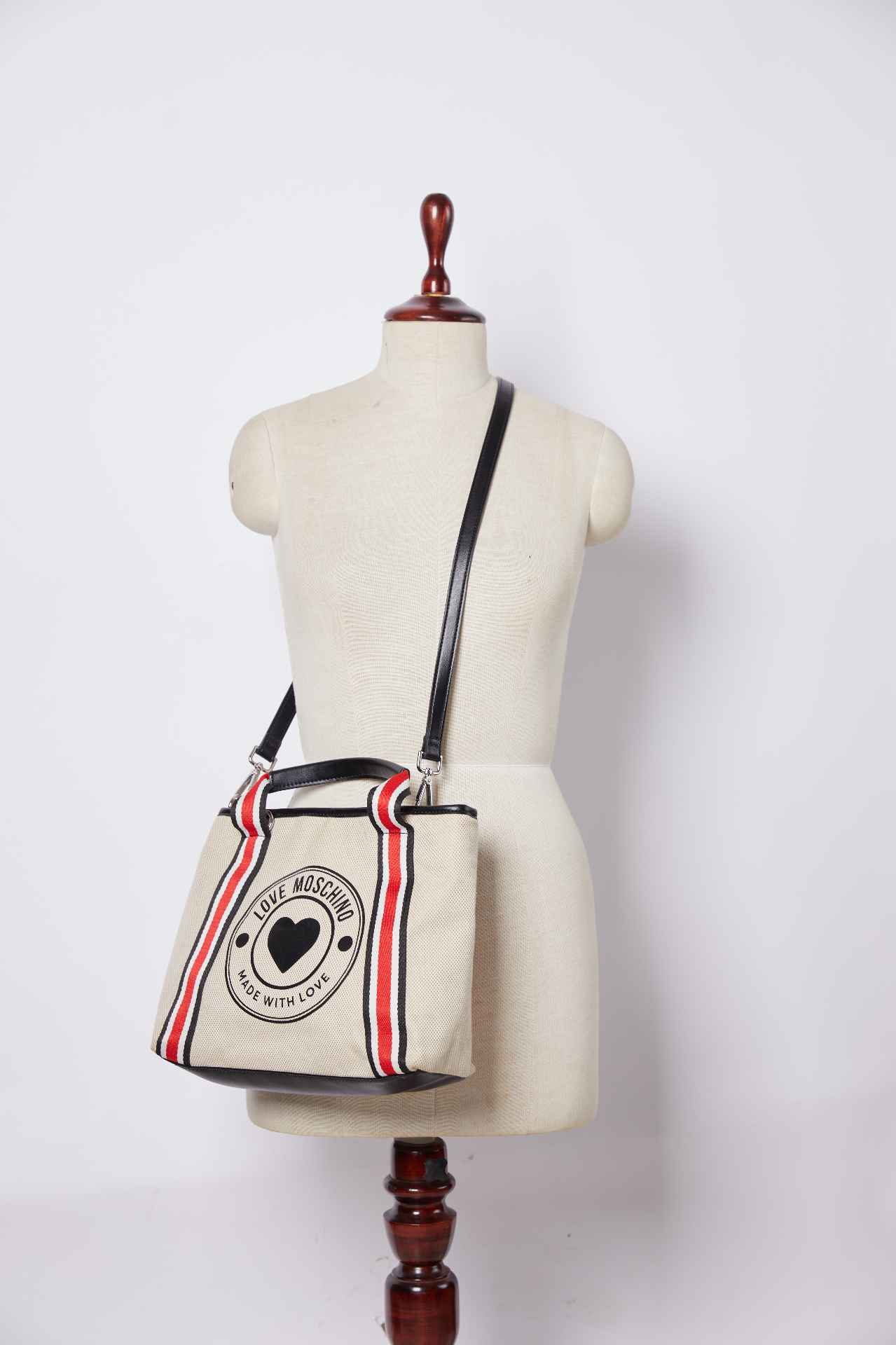 Love Moschino Canvas Tote Bag