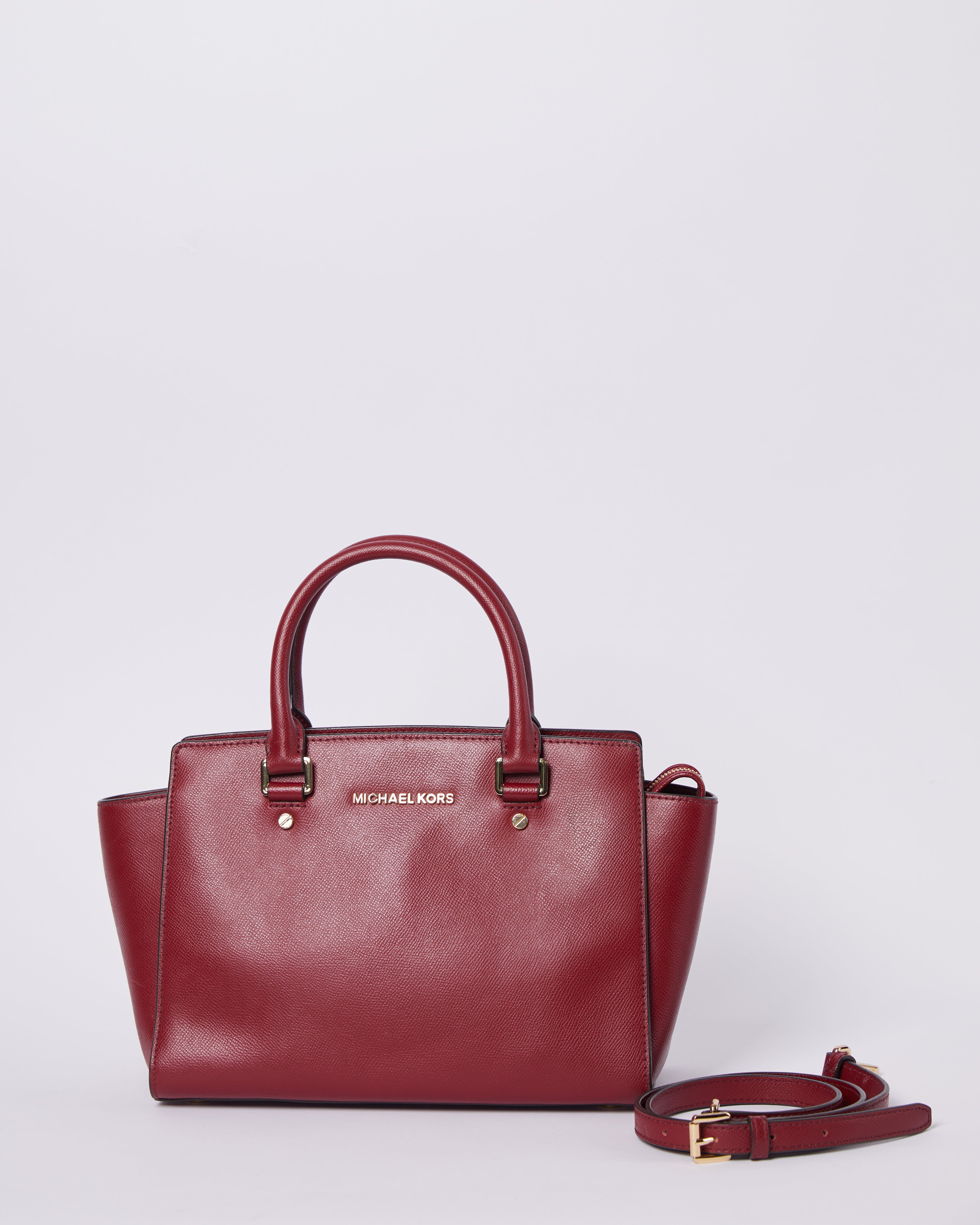 Michael kors maroon bag best sale