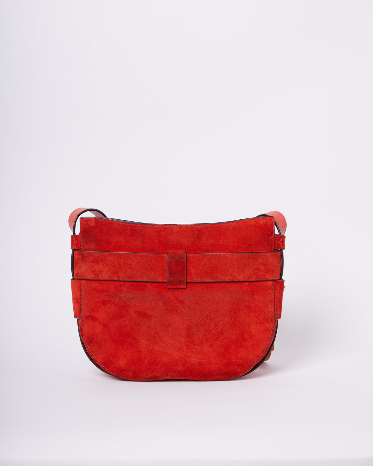 Tory Burch Suede Cutout Gemini Crossbody Bag