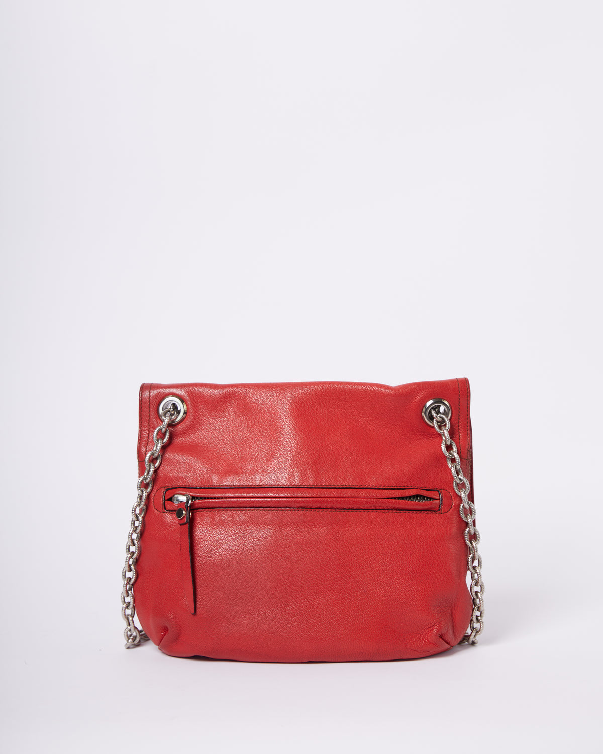 ⁠Lanvin Red Shoulder  Bag
