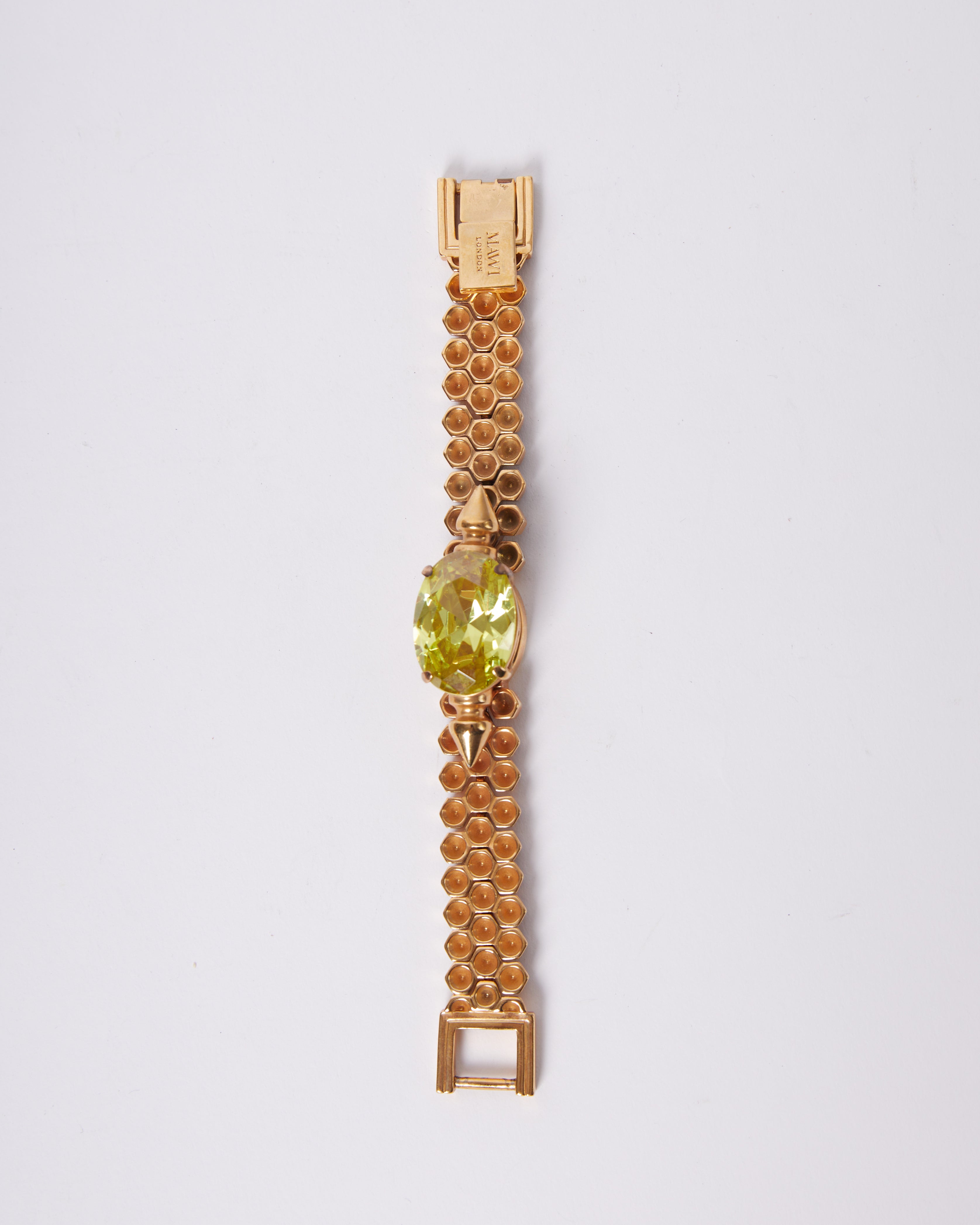 Mawi London Gemstone & Spikes Strap Bracelet