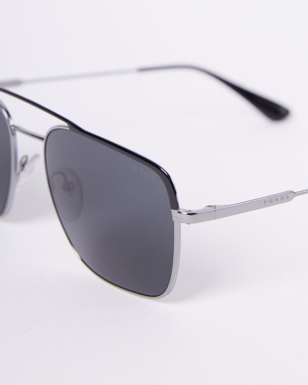 New Prada PR53VS Black Square Sunglasses