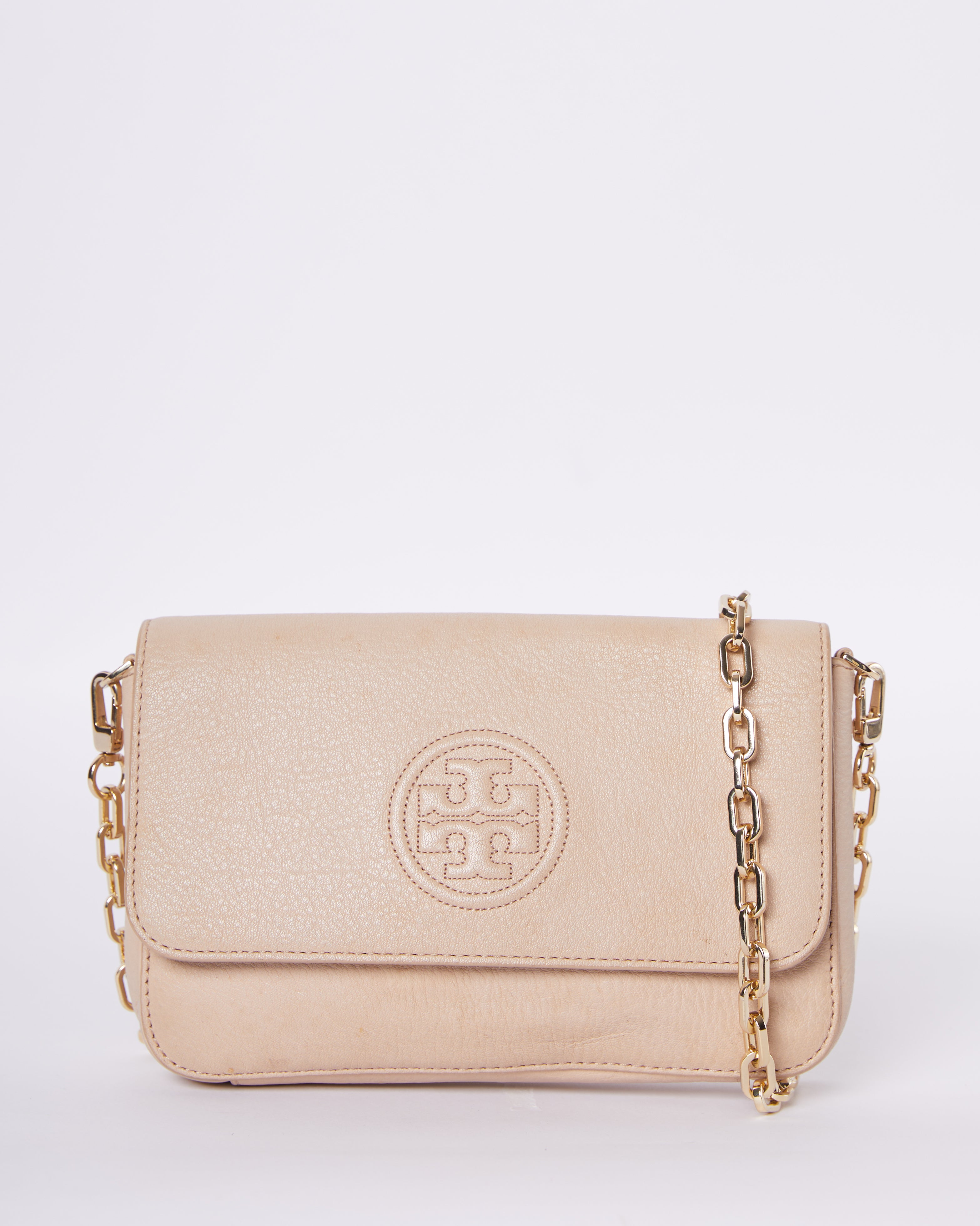 Women's nude outlet Tory Burch crossbody bag