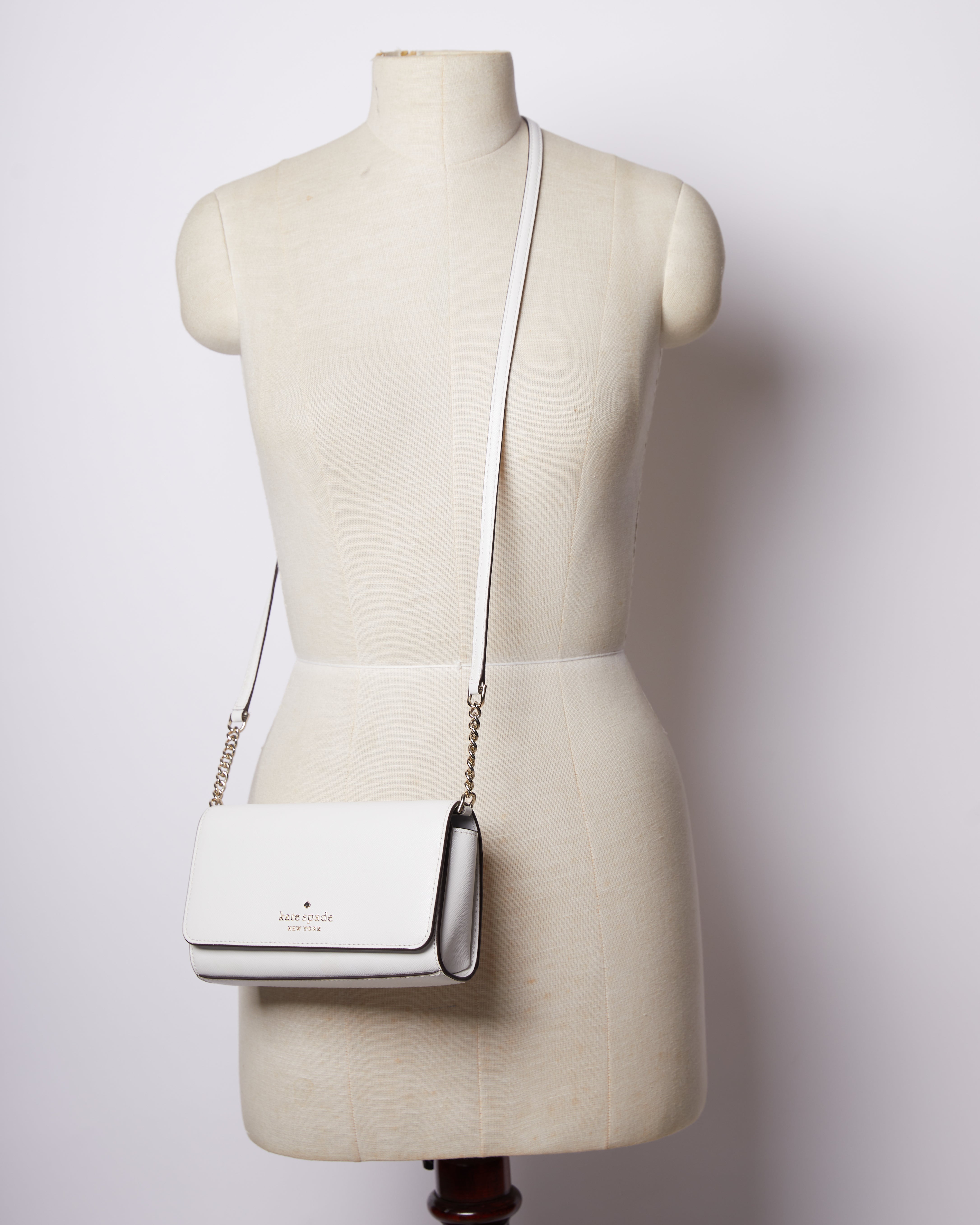 Kate spade white crossbody handbag