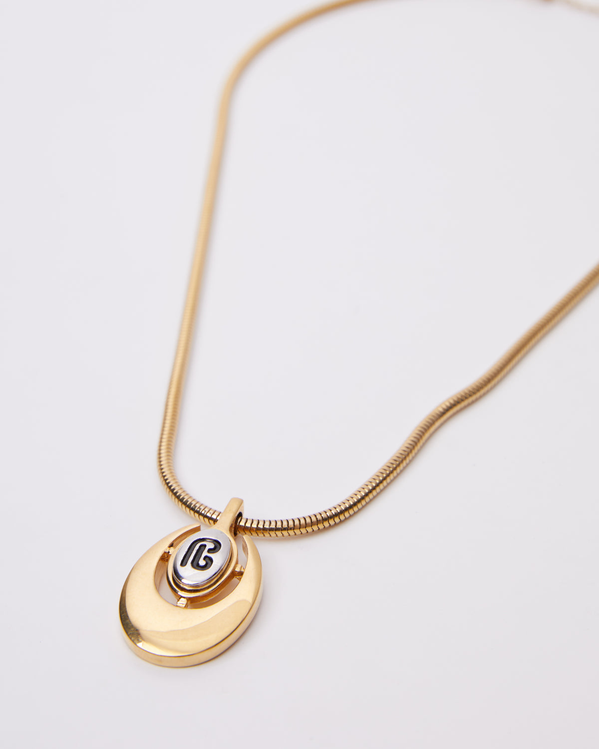 Vintage Balmain Oval Necklace