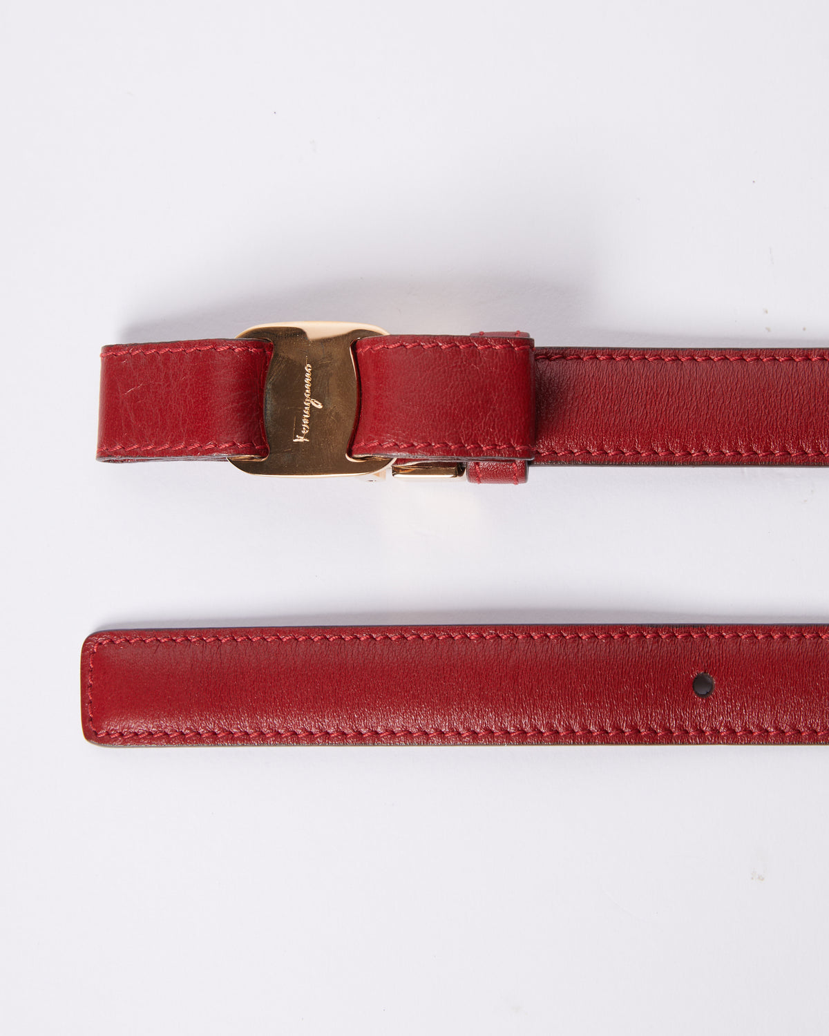 Salvatore Ferragamo Red Belt