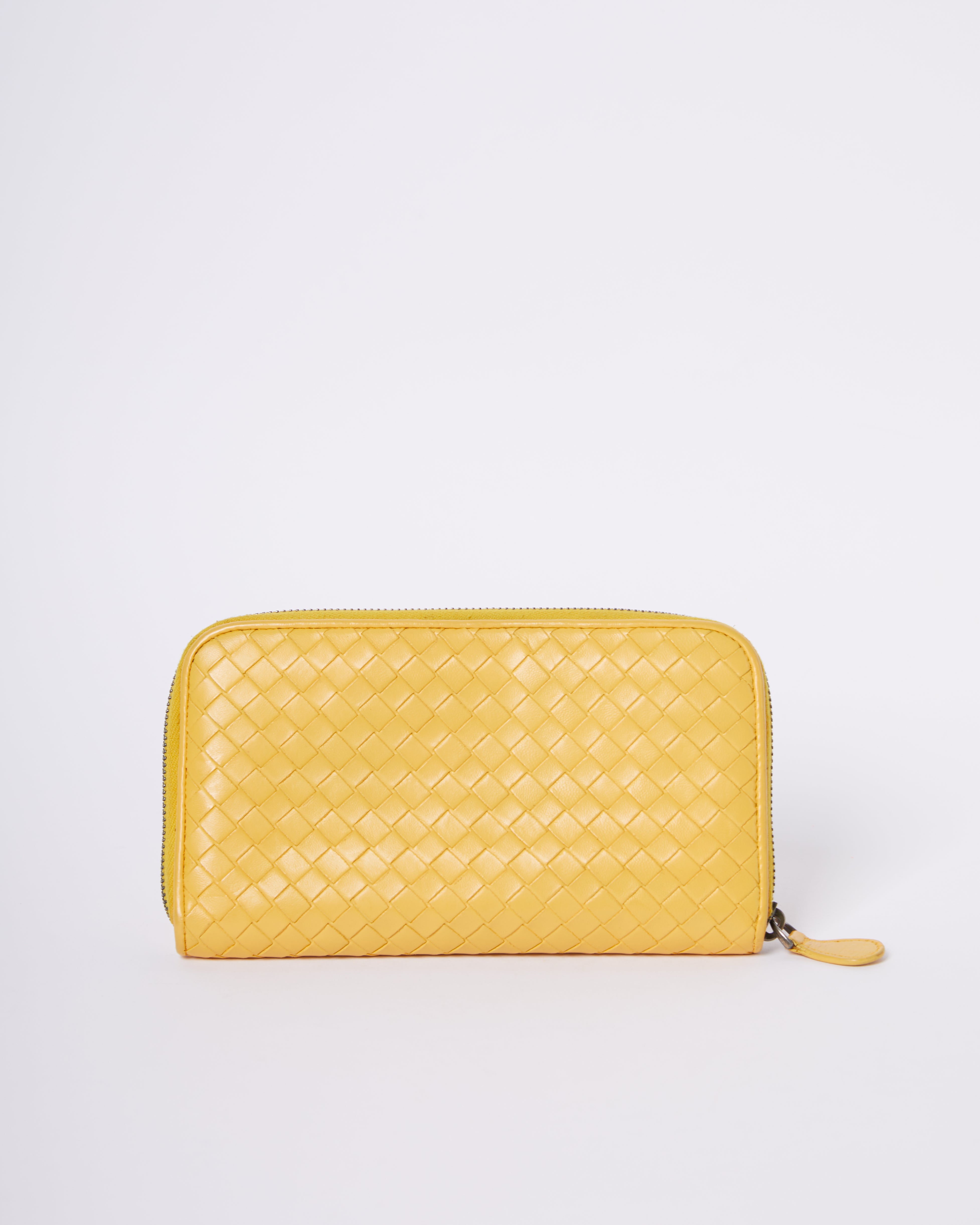 Bottega Veneta Yellow Wallet In Nappa Leather