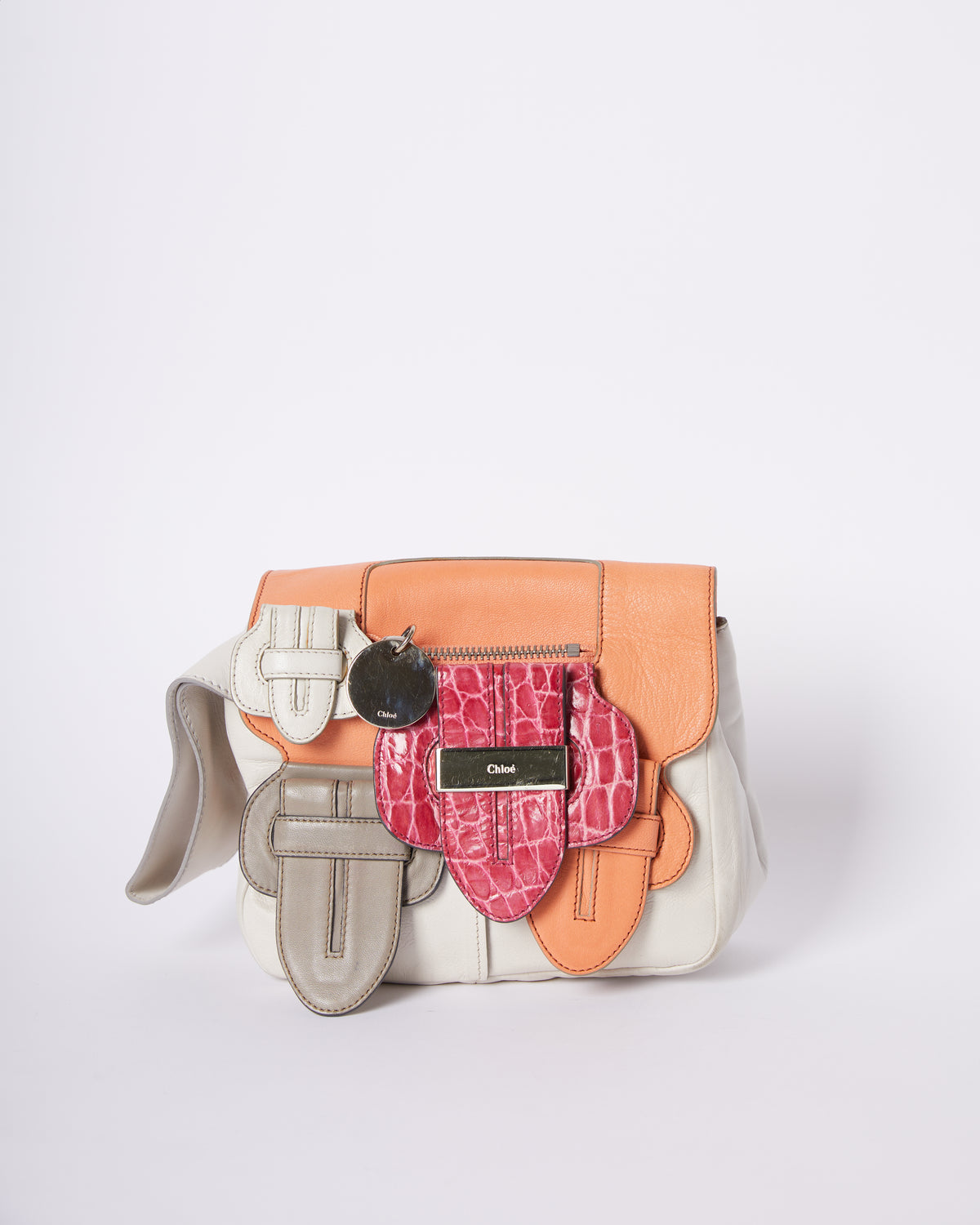 Chloe Colourblock Clutch Bag