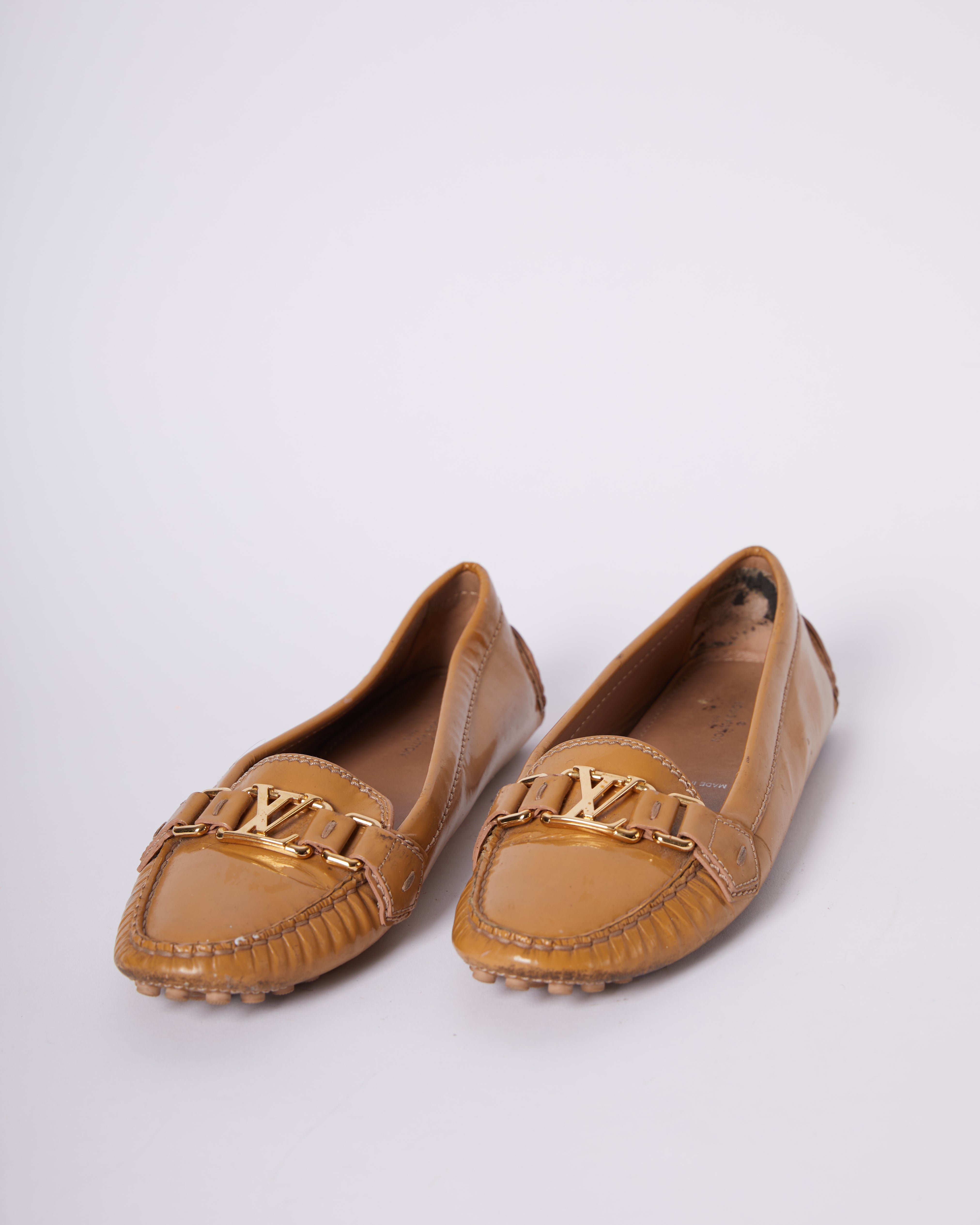 LV Tan Loafers