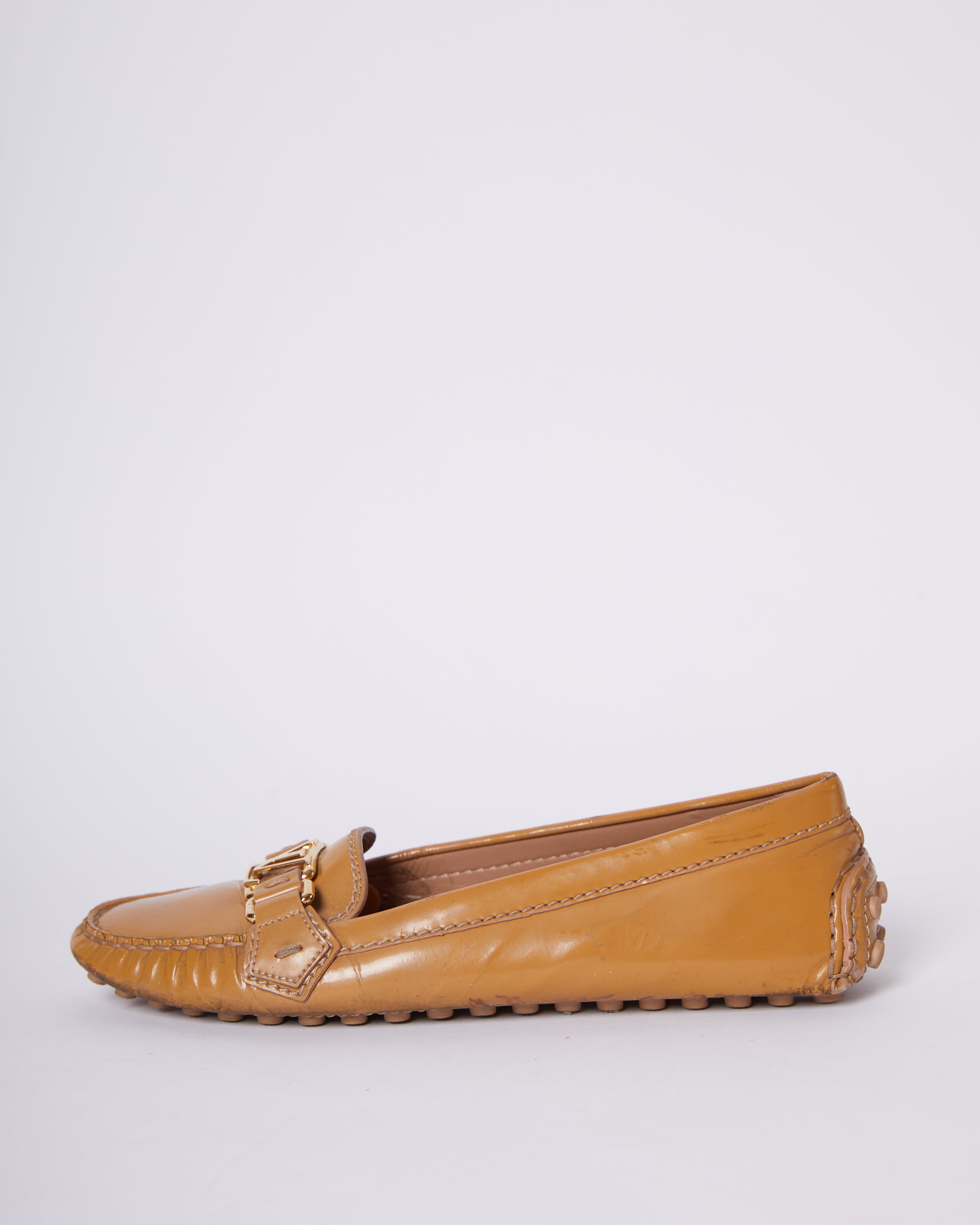 LV Tan Loafers