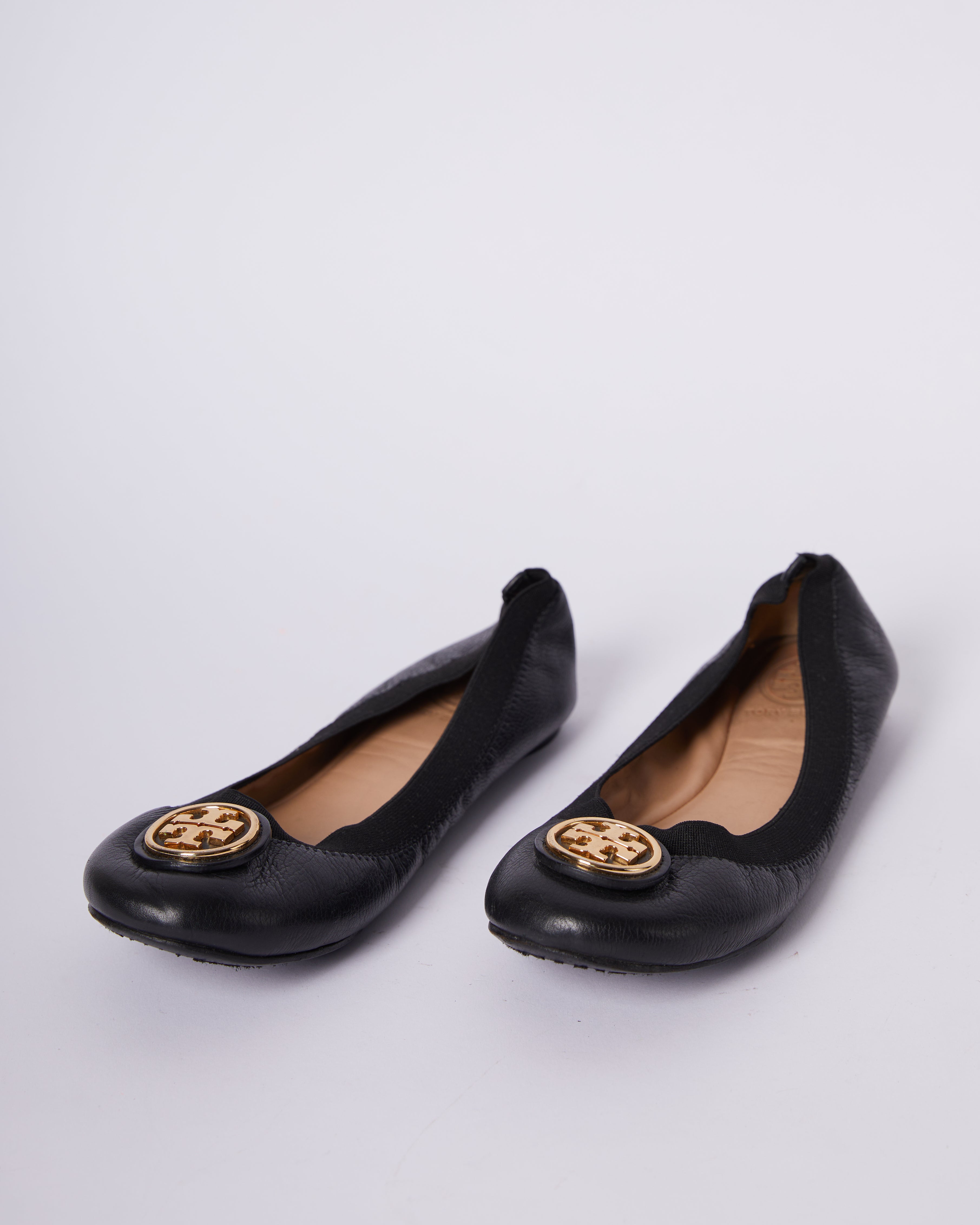 Tory Burch Caroline 2 Ballet Flat In Black