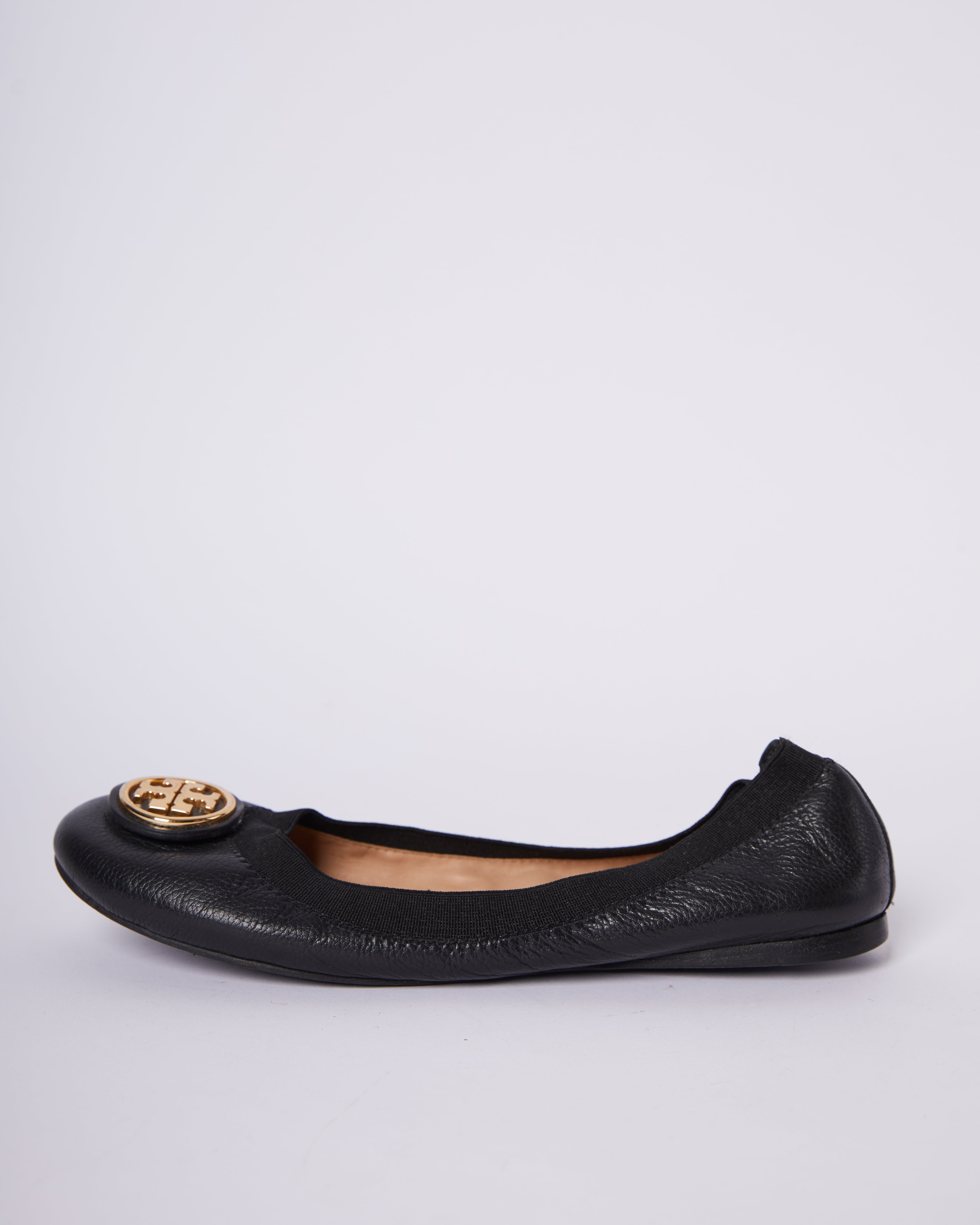 Tory Burch Caroline 2 Ballet Flat In Black