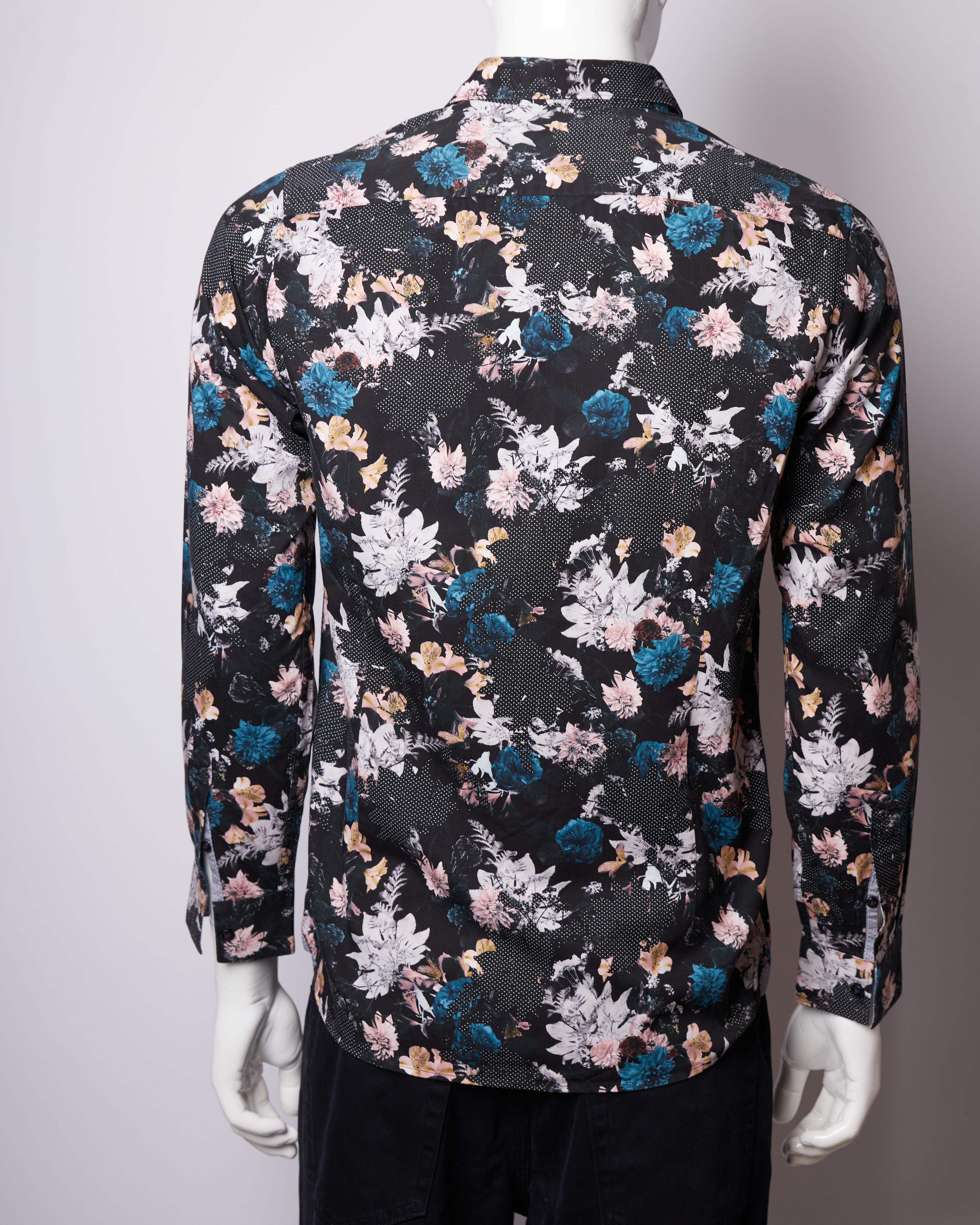 Ted Baker Shirt Black Floral