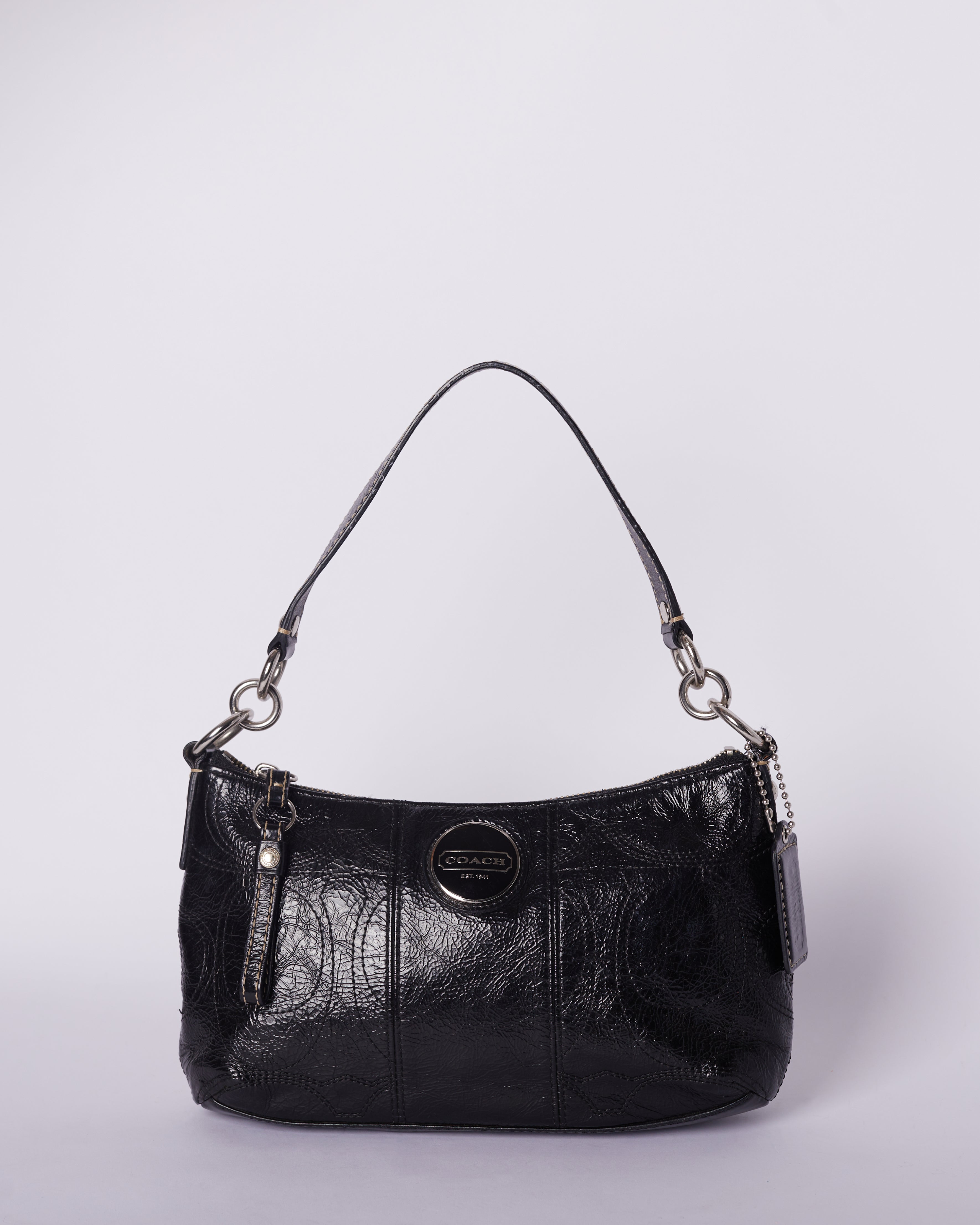 Coach black shoulder Bag