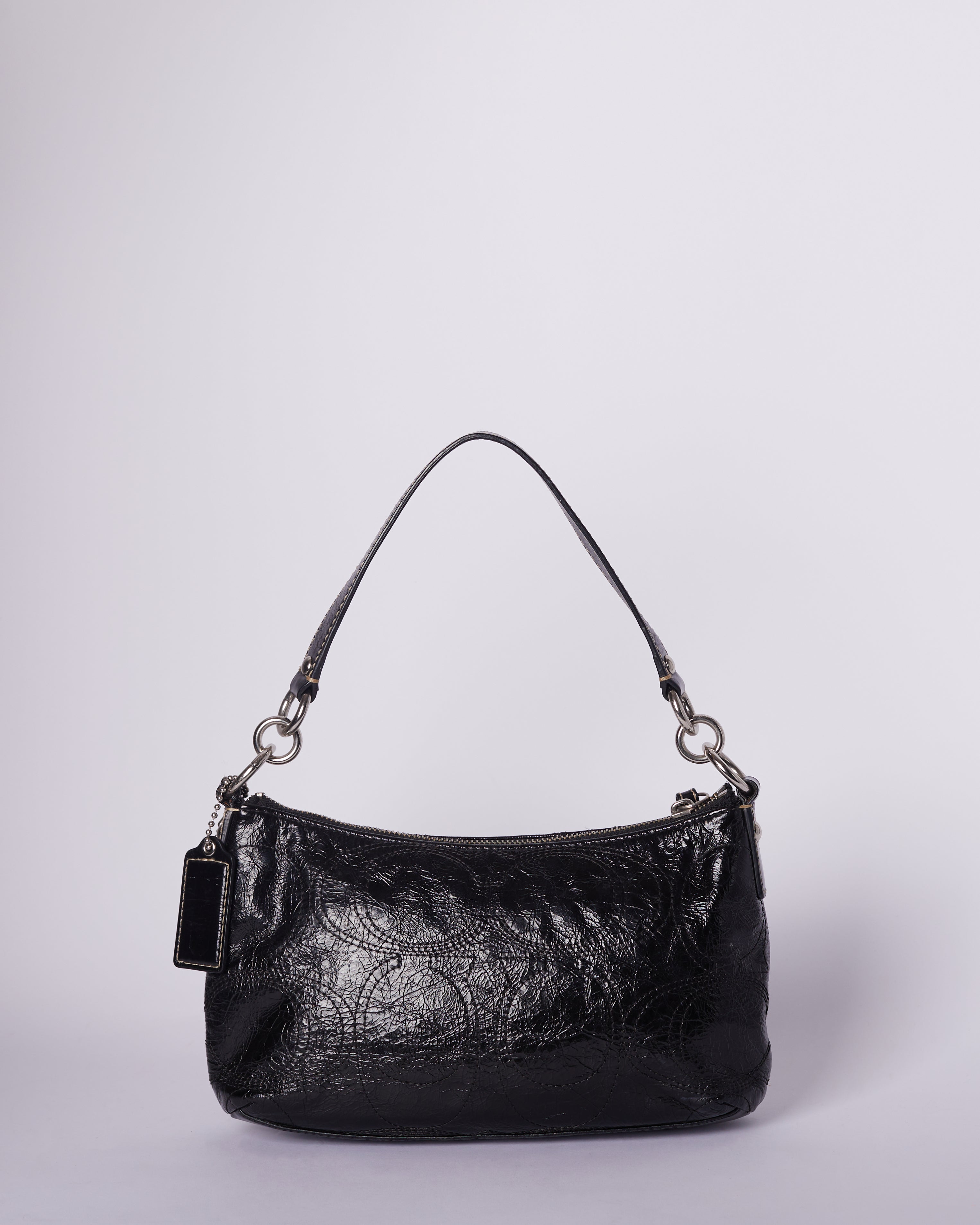 Coach black shoulder Bag