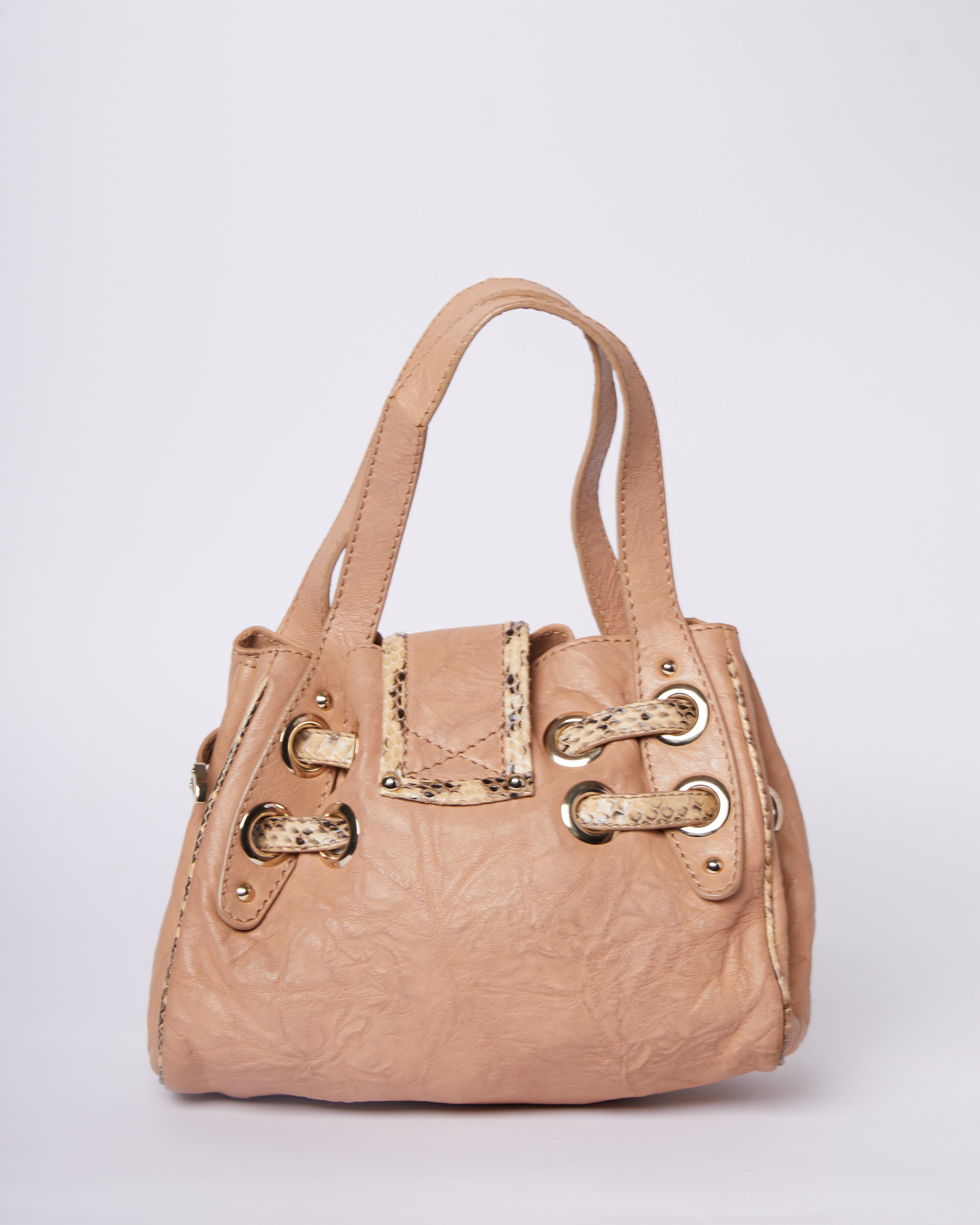 Jimmy Choo Riki Leather Shoulder Bag