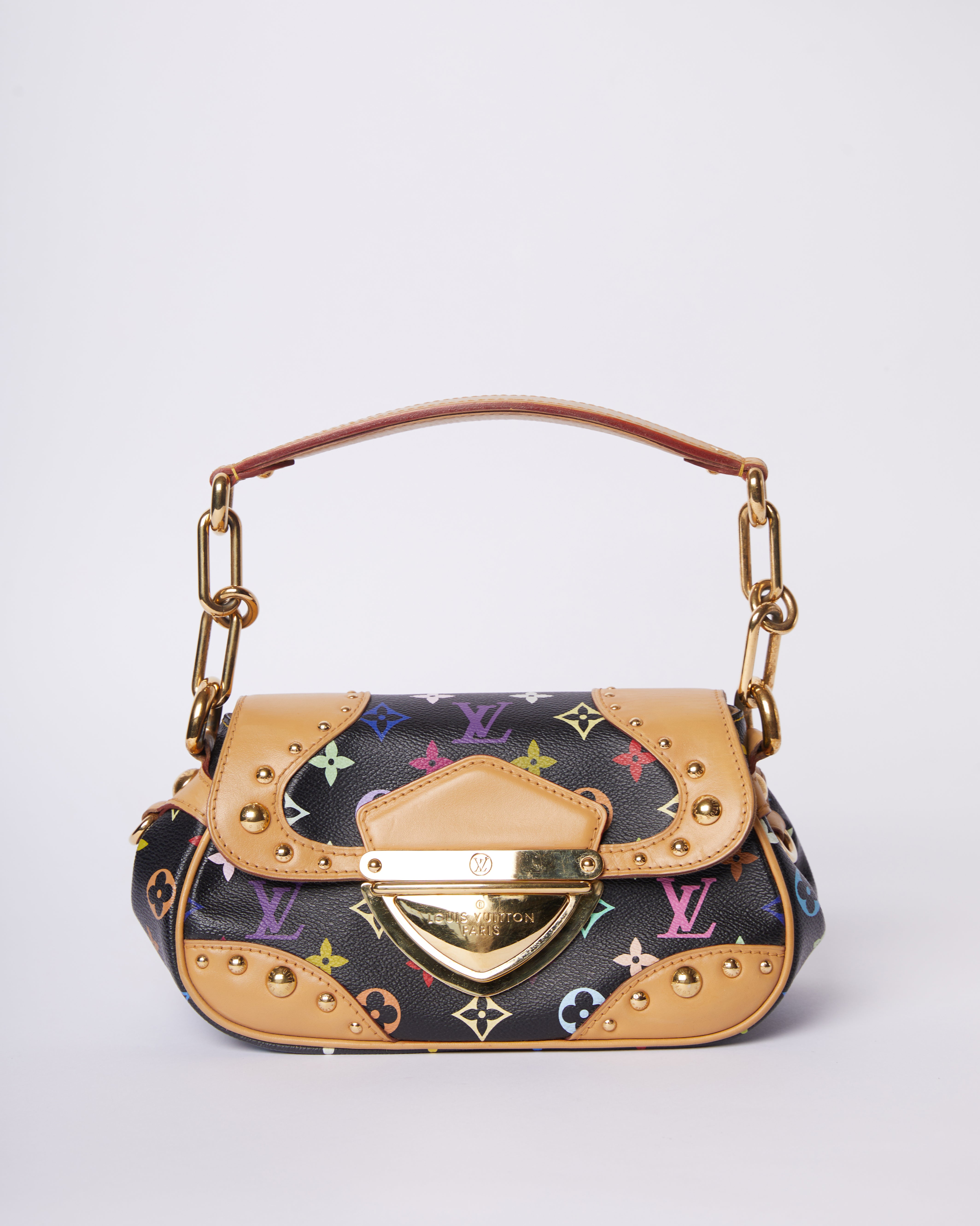 Louis vuitton Black Monogram Multicolour Marilyn Bag