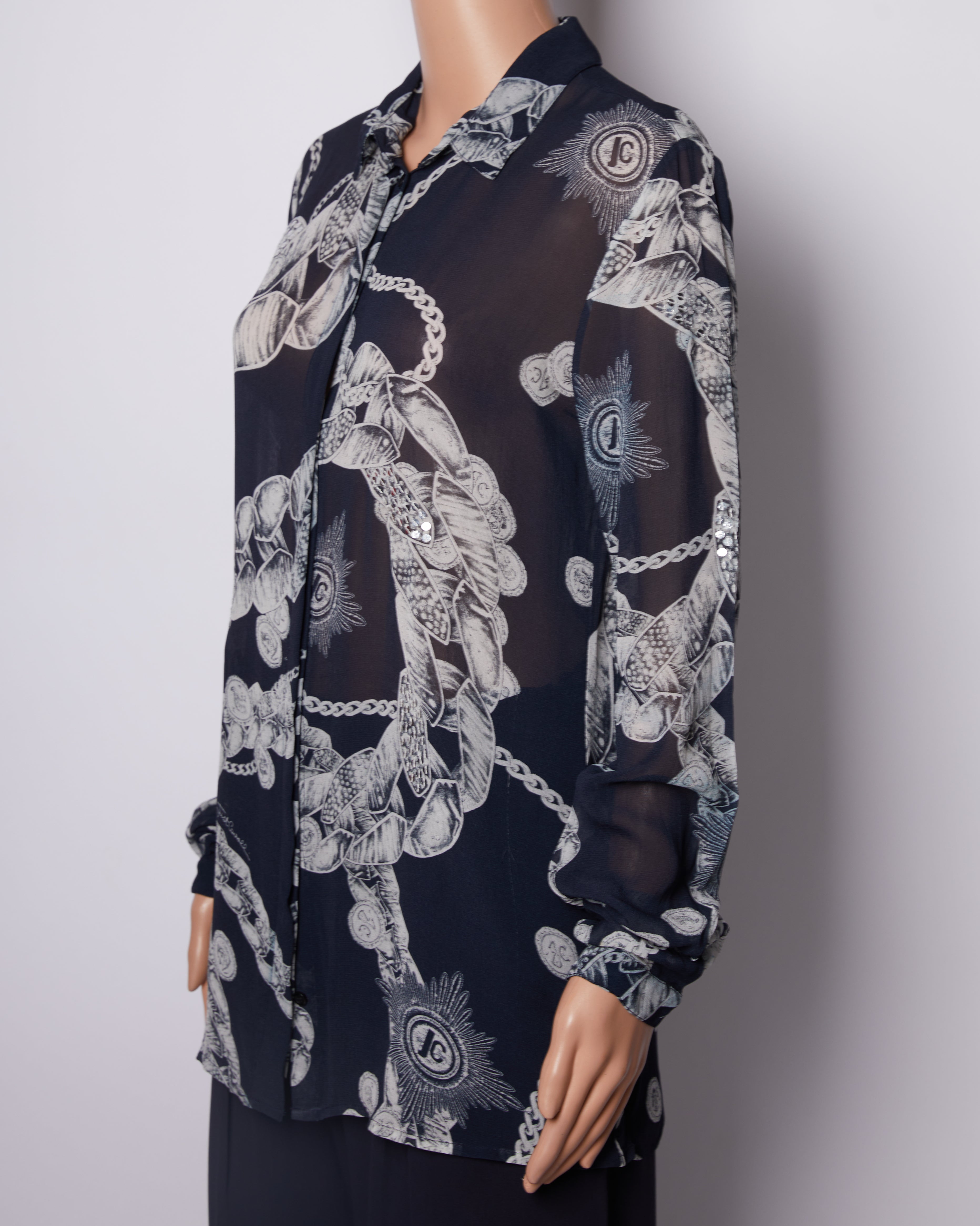 Roberto Cavalli Button Down Printed Shirt