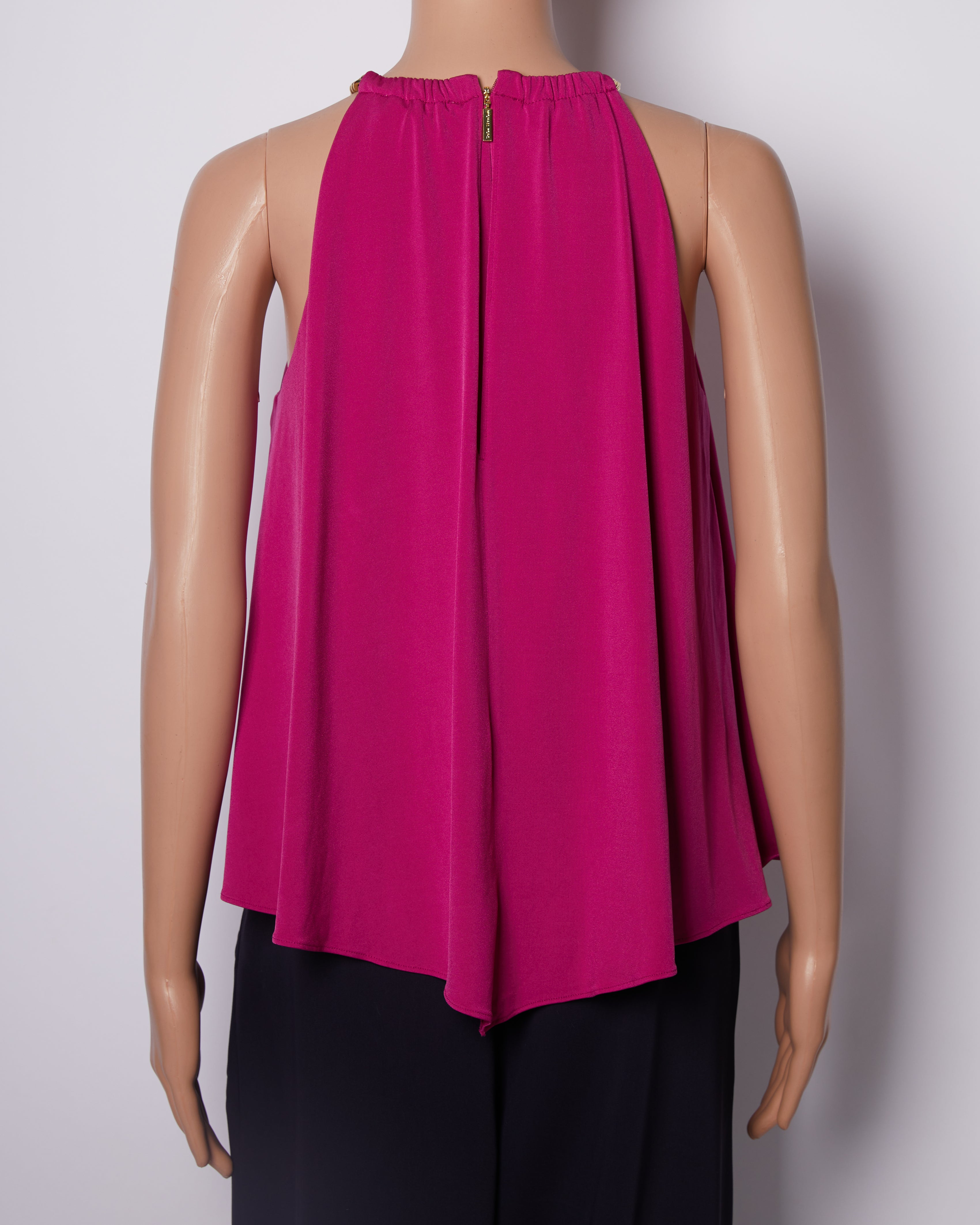 MK Hot Pink Top With Chain Detailing