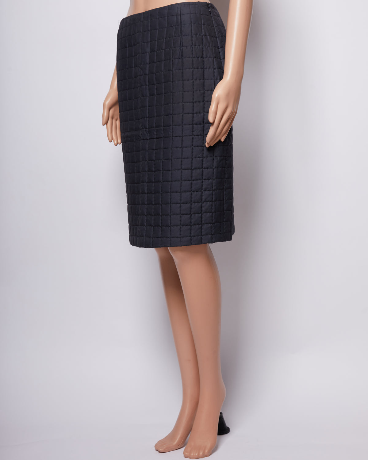 Akris Quilted Pencil Skirt