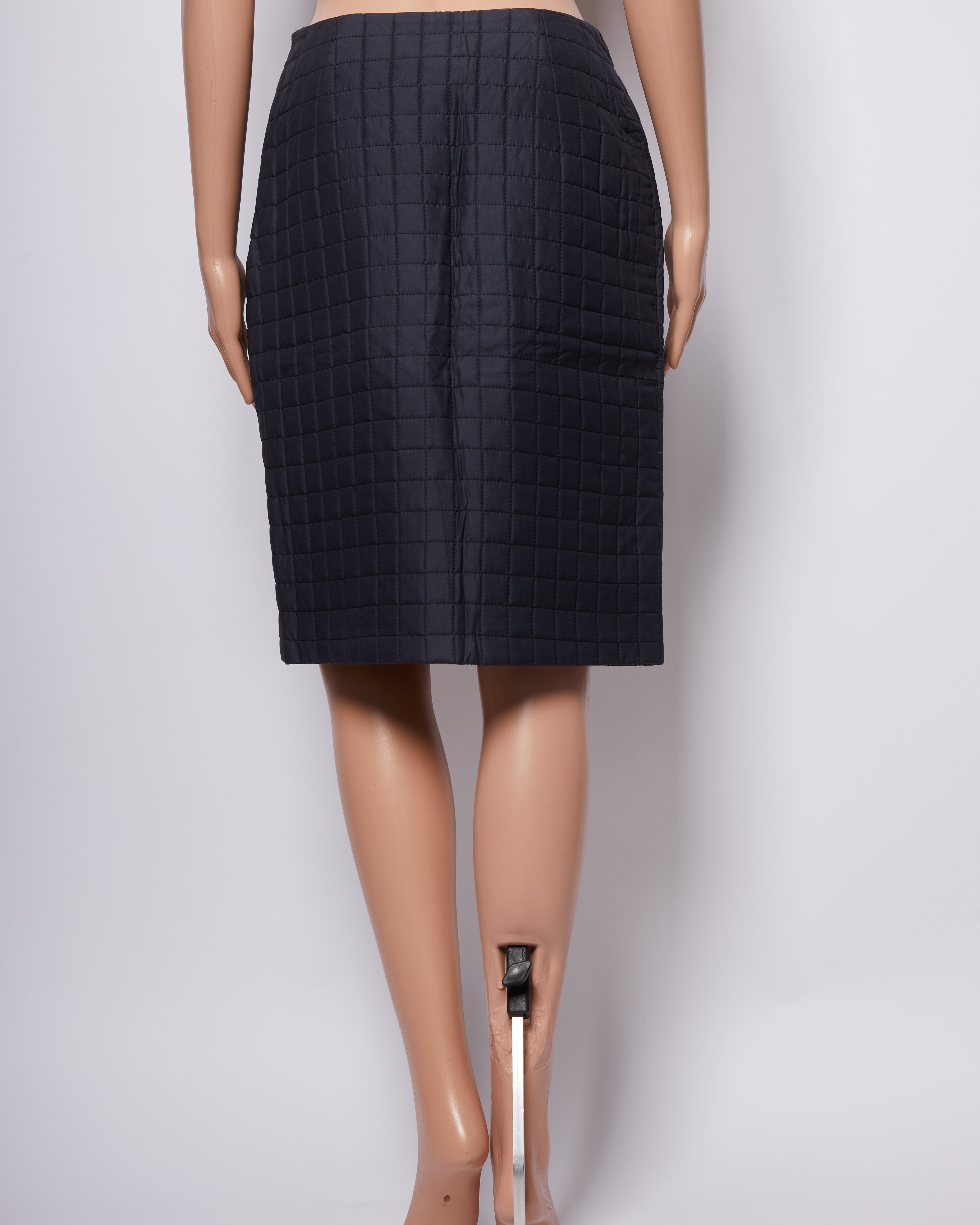 Akris Quilted Pencil Skirt