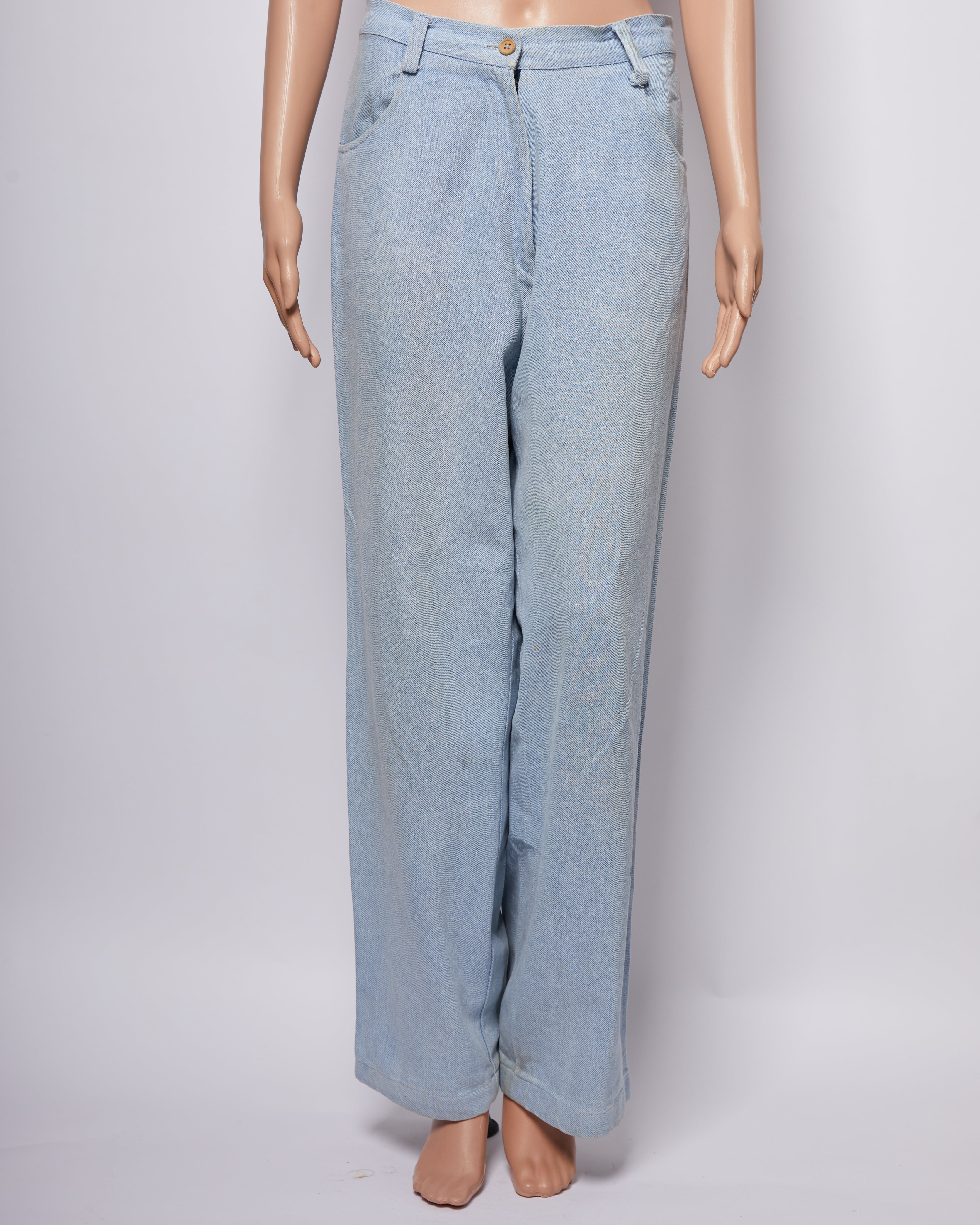 Deme Denim Wide Leg Pants