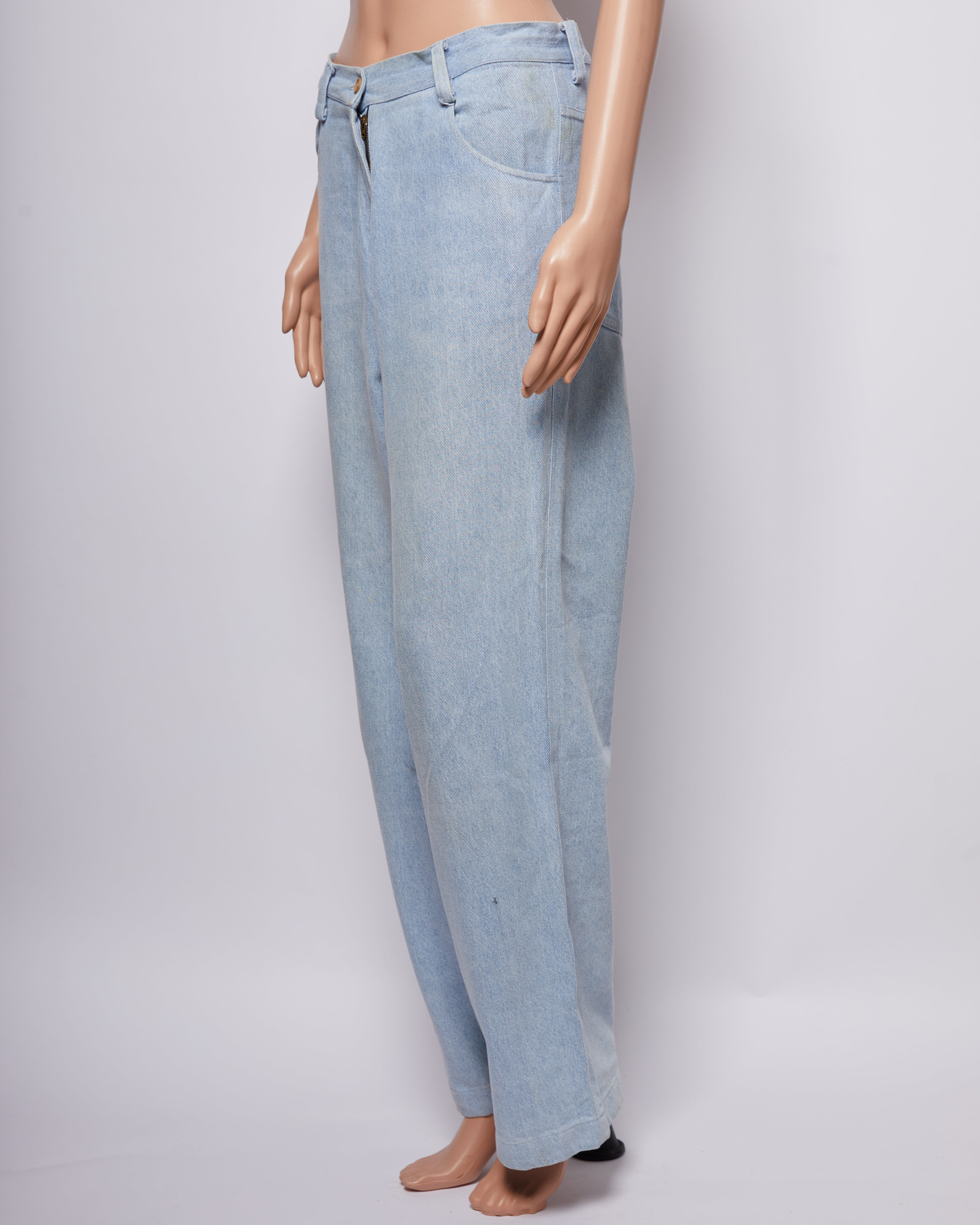 Deme Denim Wide Leg Pants