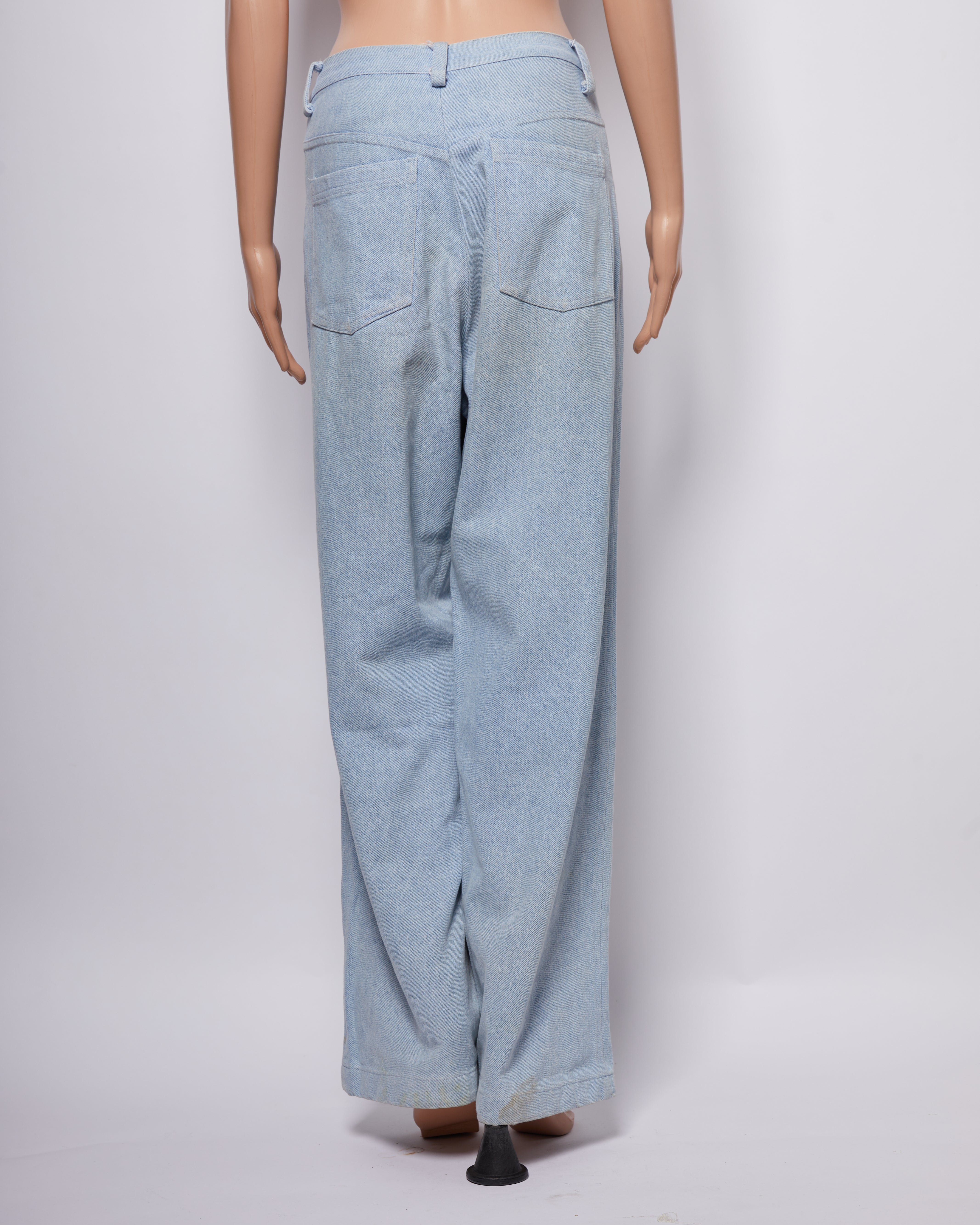 Deme Denim Wide Leg Pants