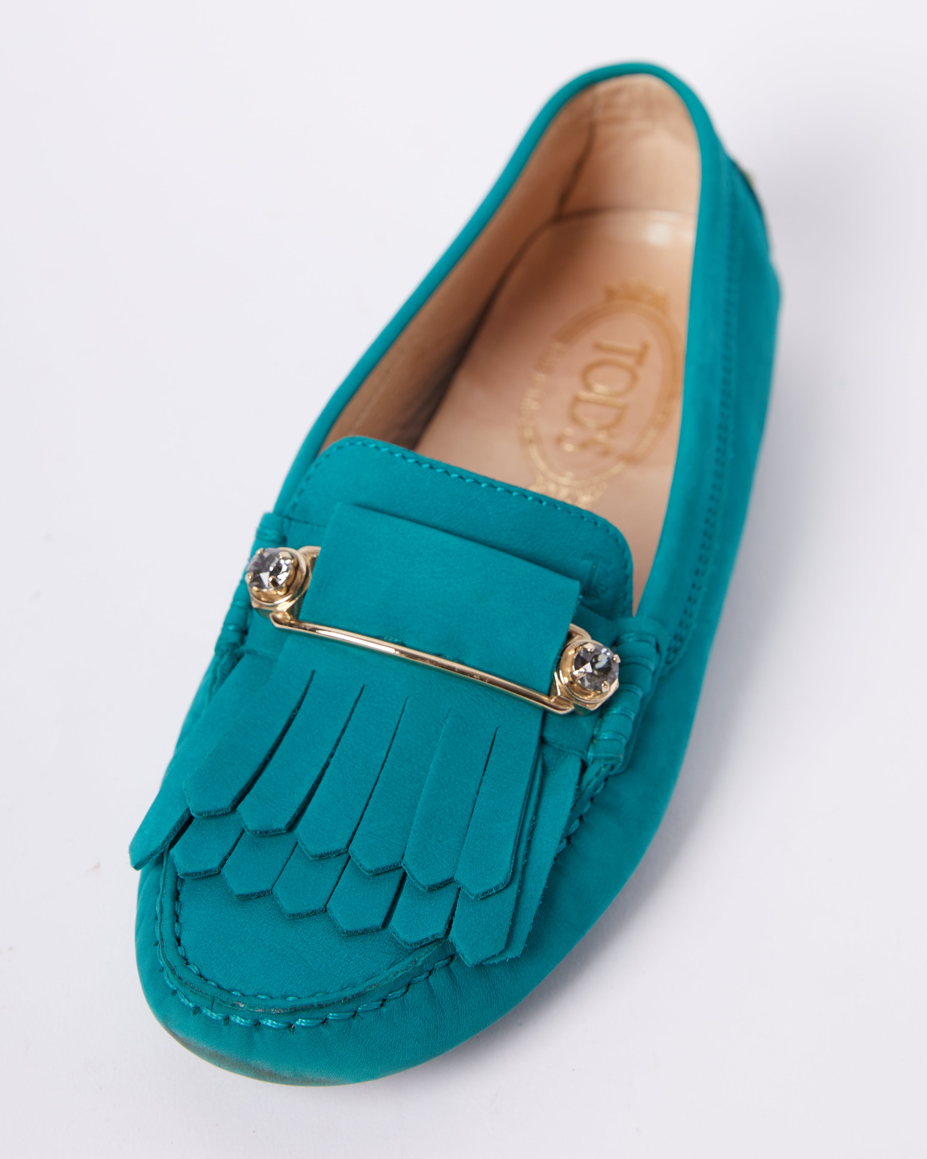 Tod's Jewel Gommino Moccasins