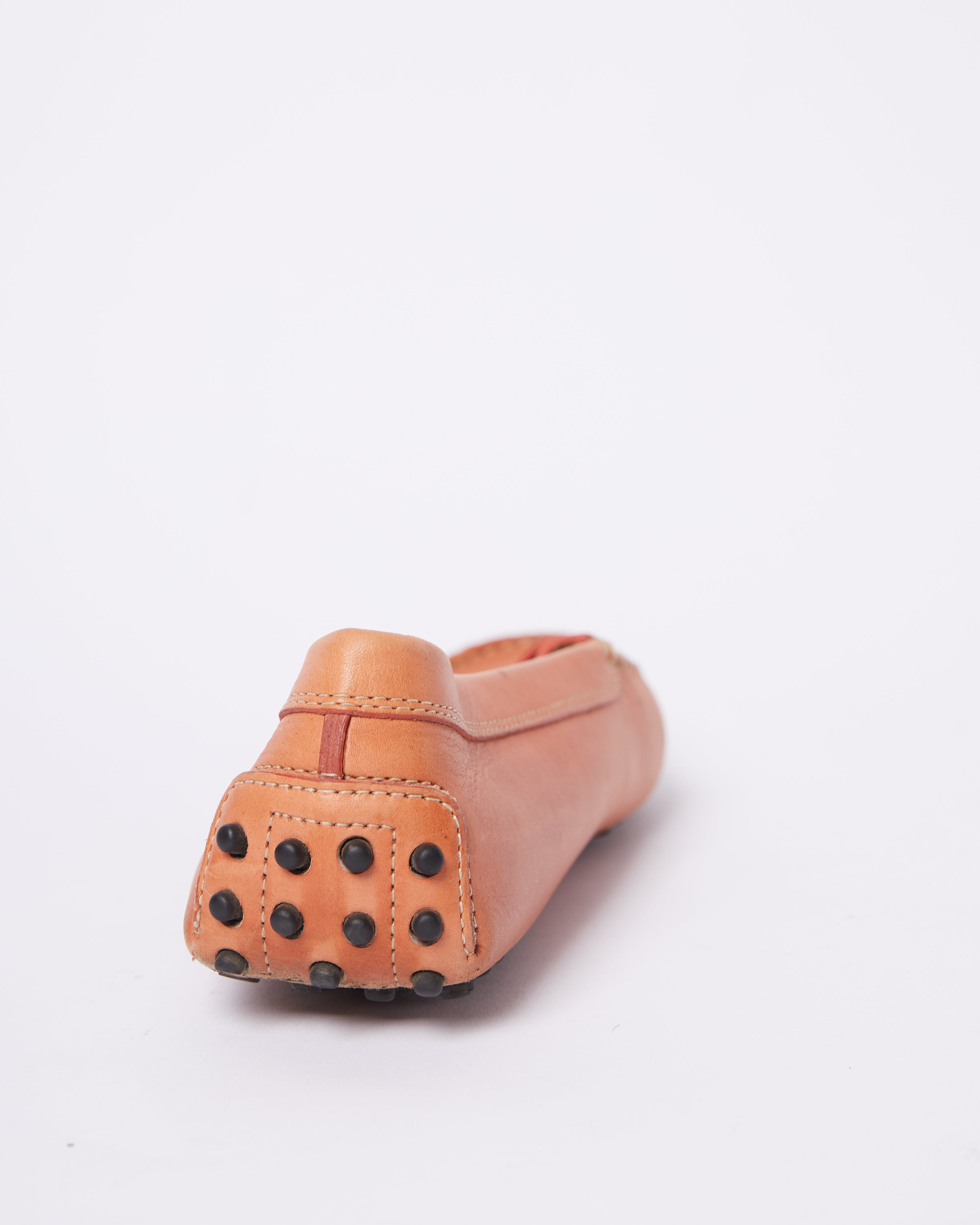 Tods Orange Loafers