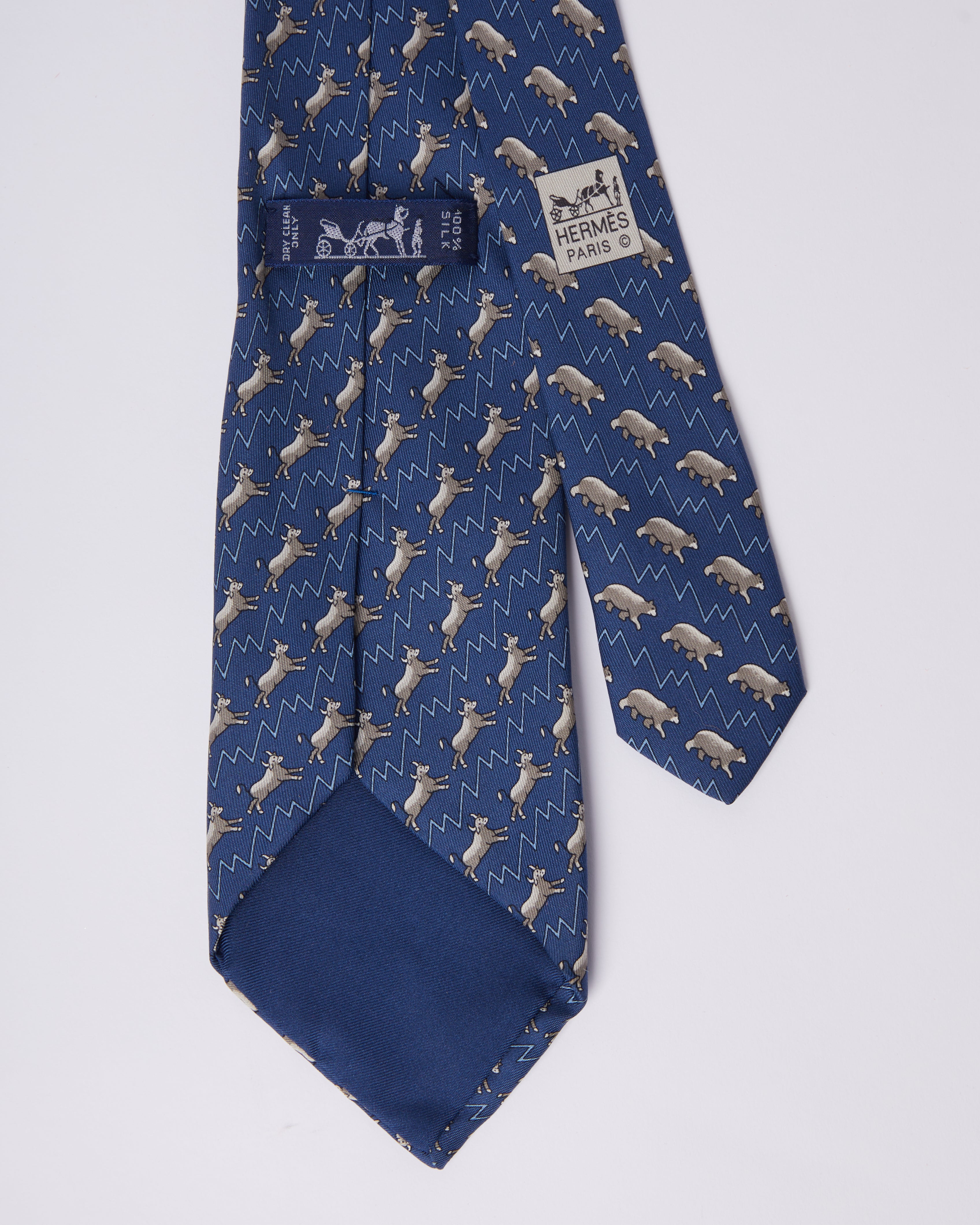 Hermes Bull Tie