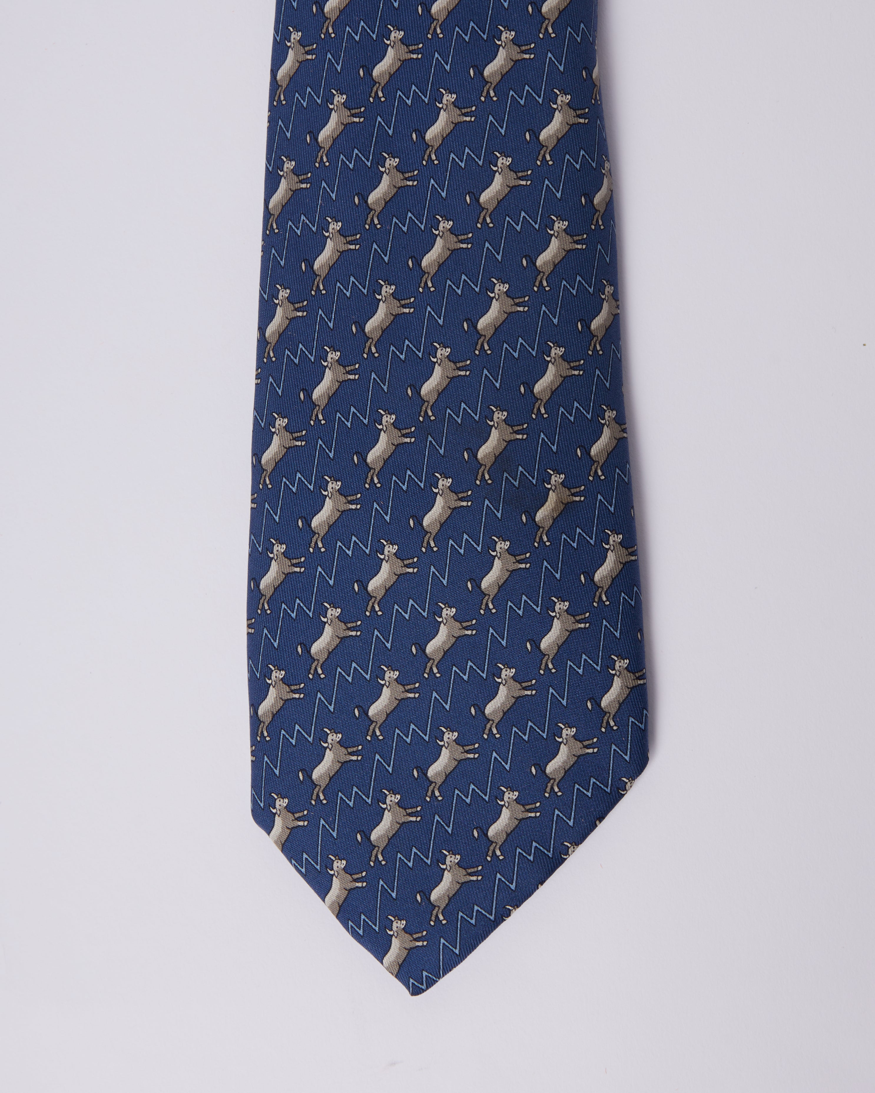 Hermes Bull Tie