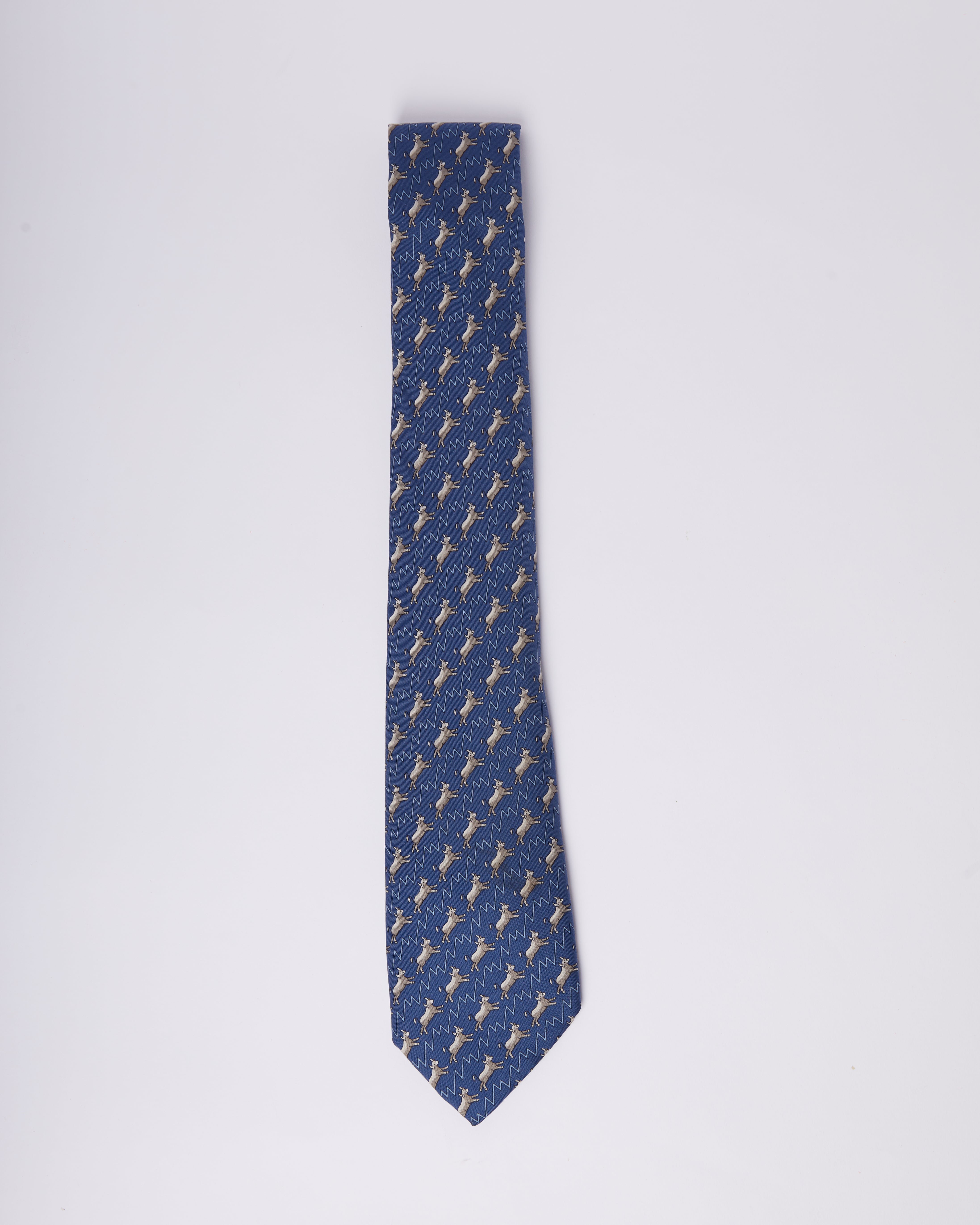 Hermes Bull Tie