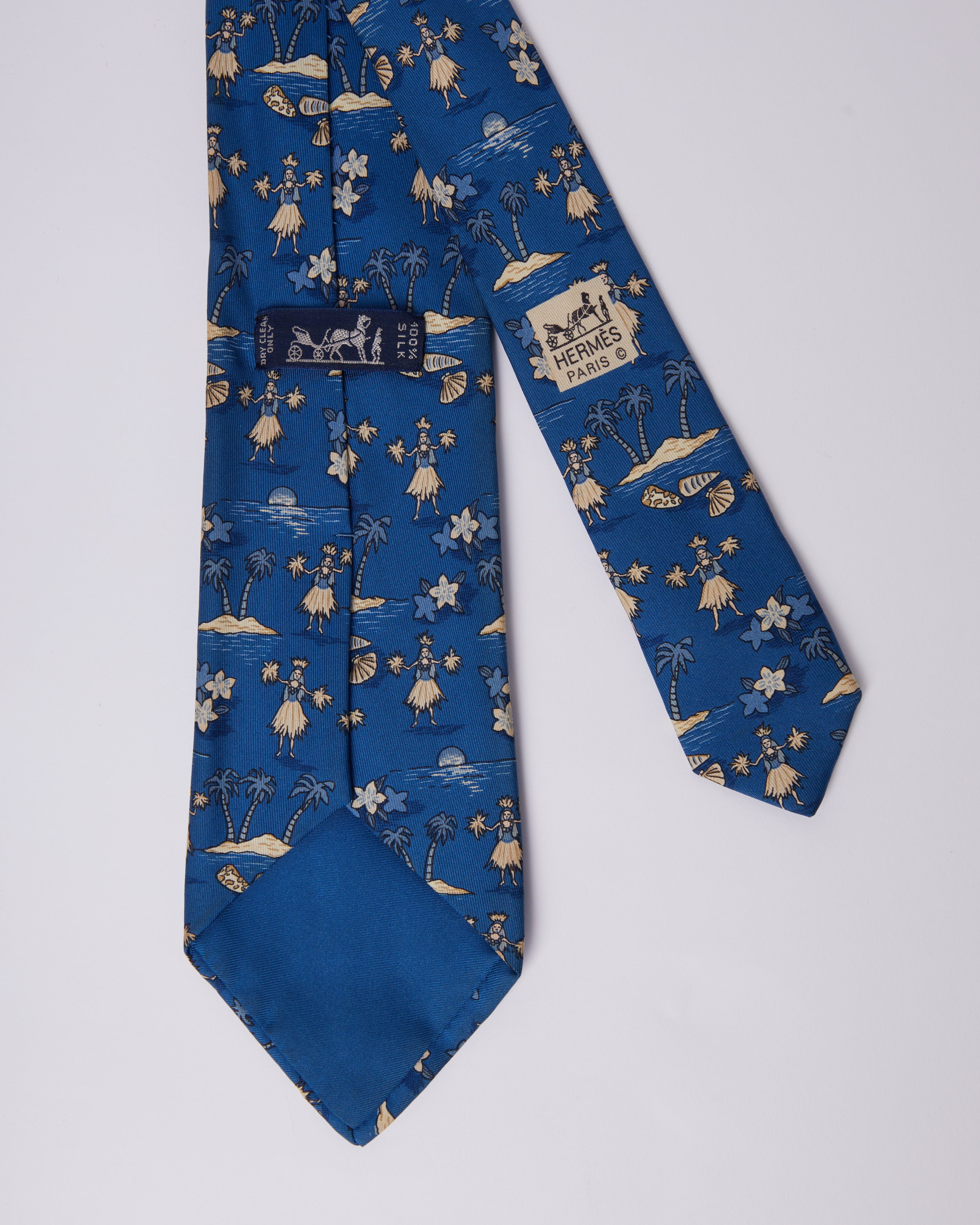 Hermes Island Trip Tie