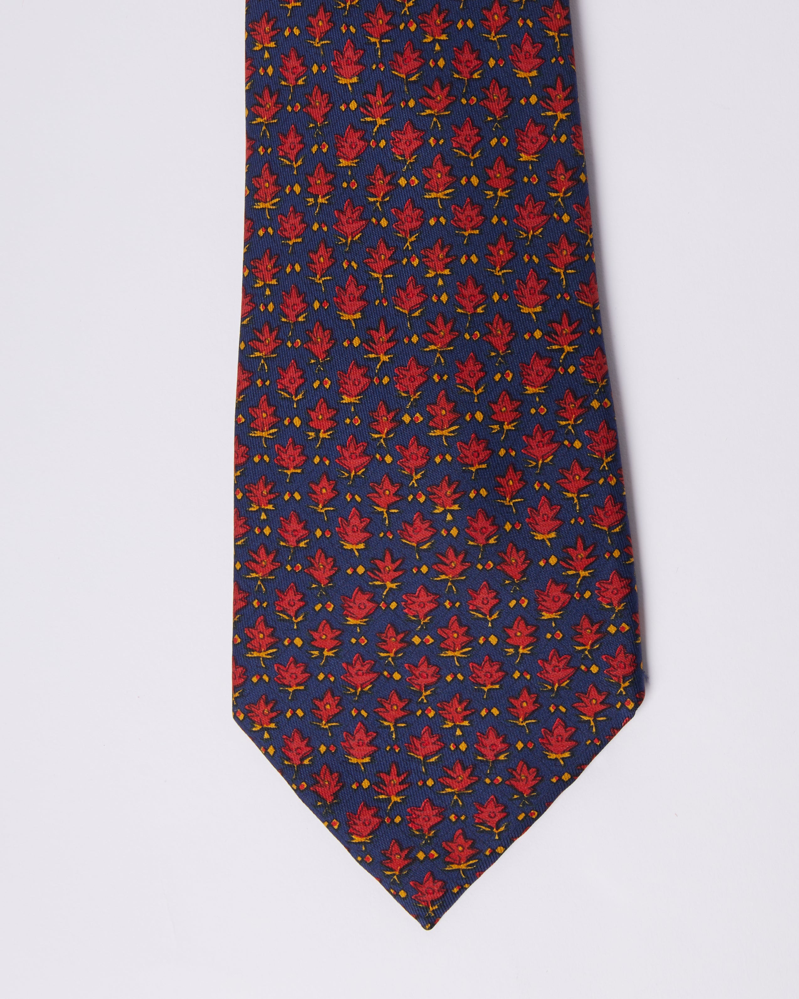 Hermes Autumn Red Tie