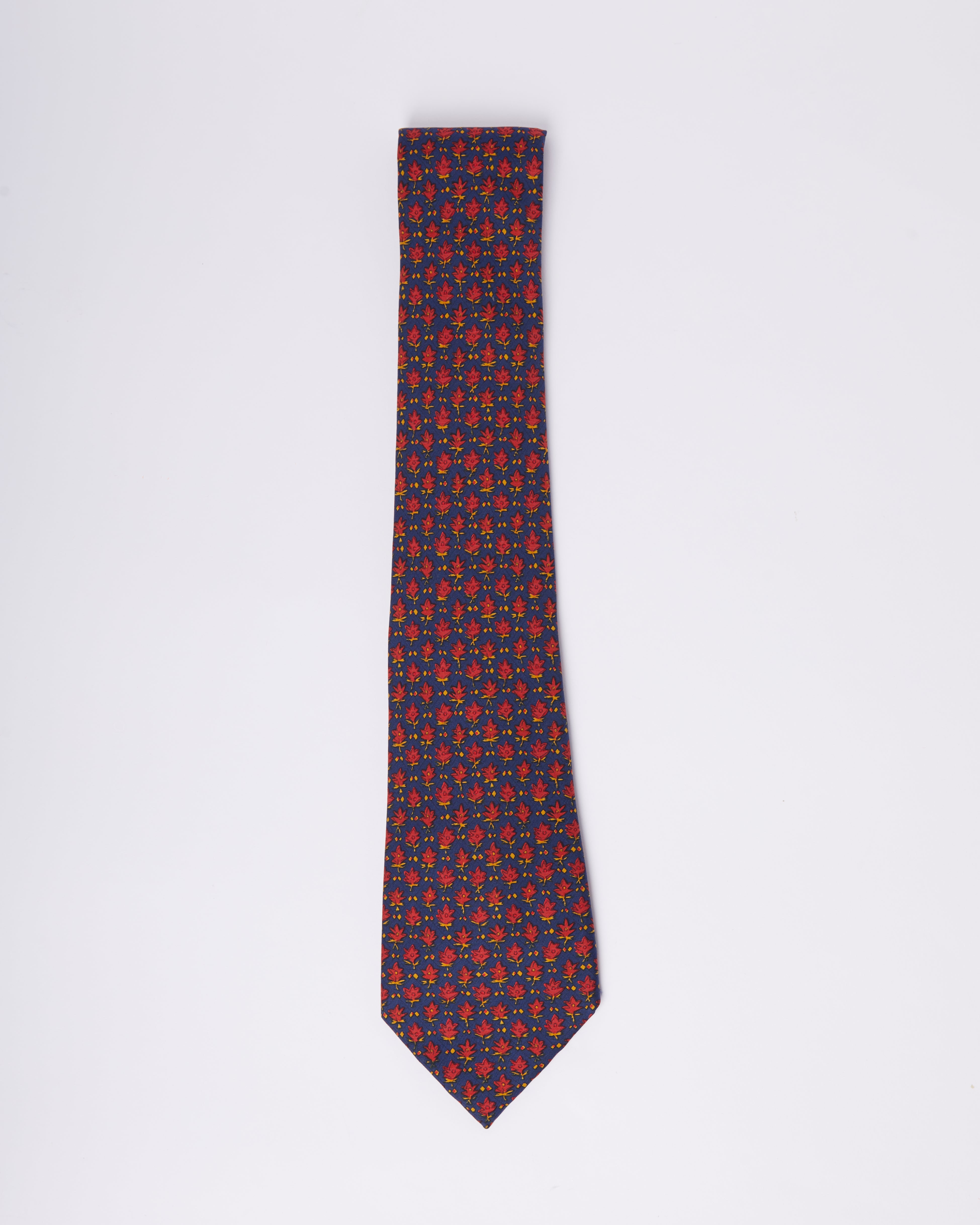 Hermes Autumn Red Tie