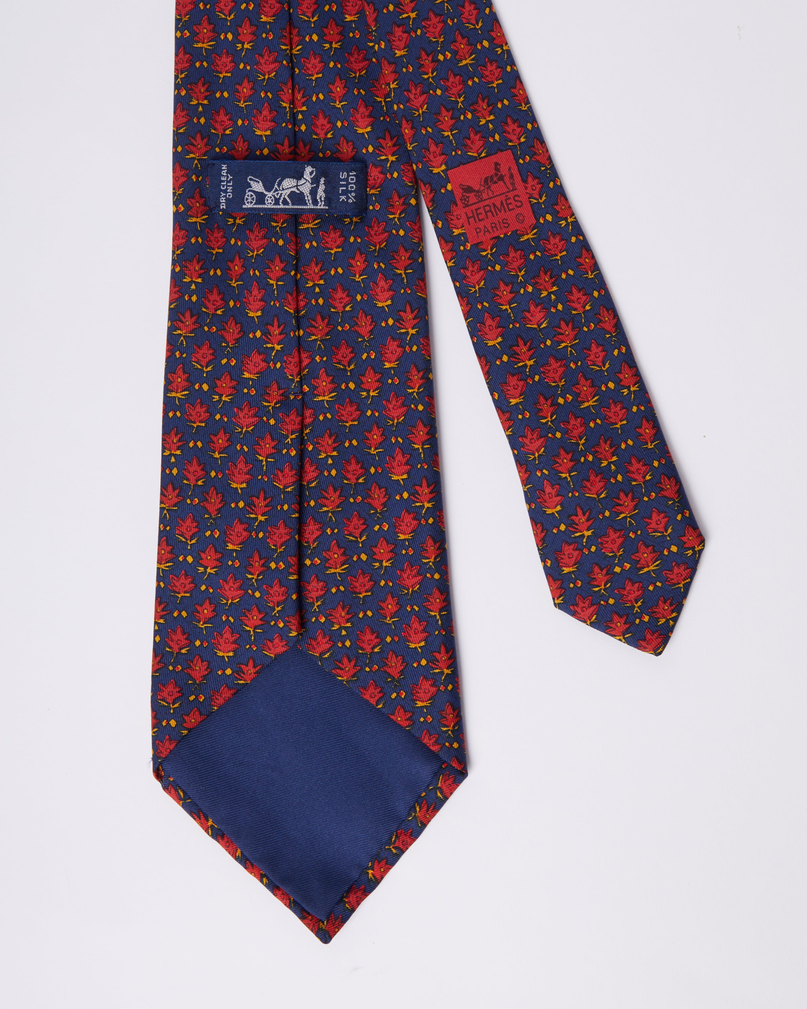 Hermes Autumn Red Tie