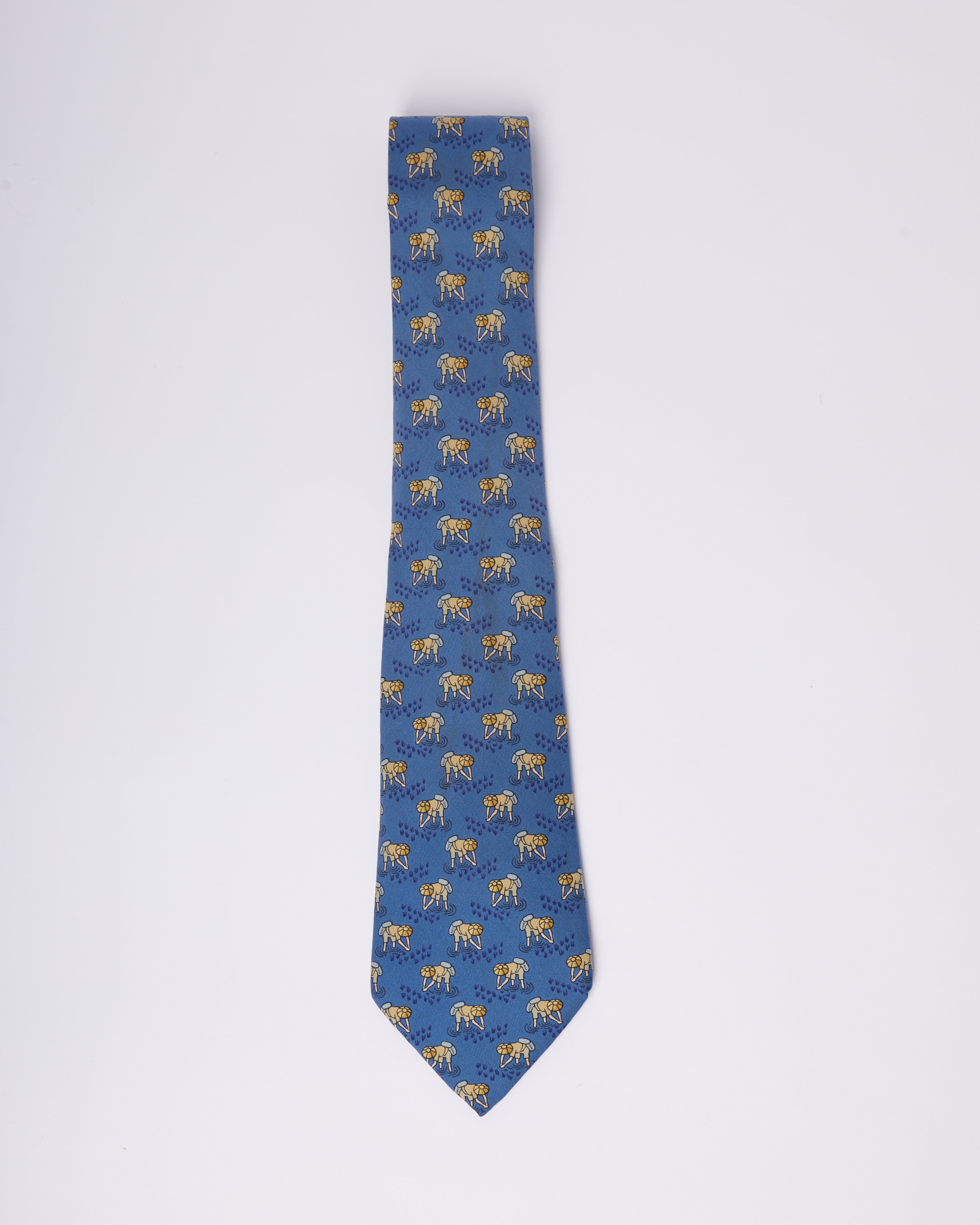 Hermes Paddy Fields Tie