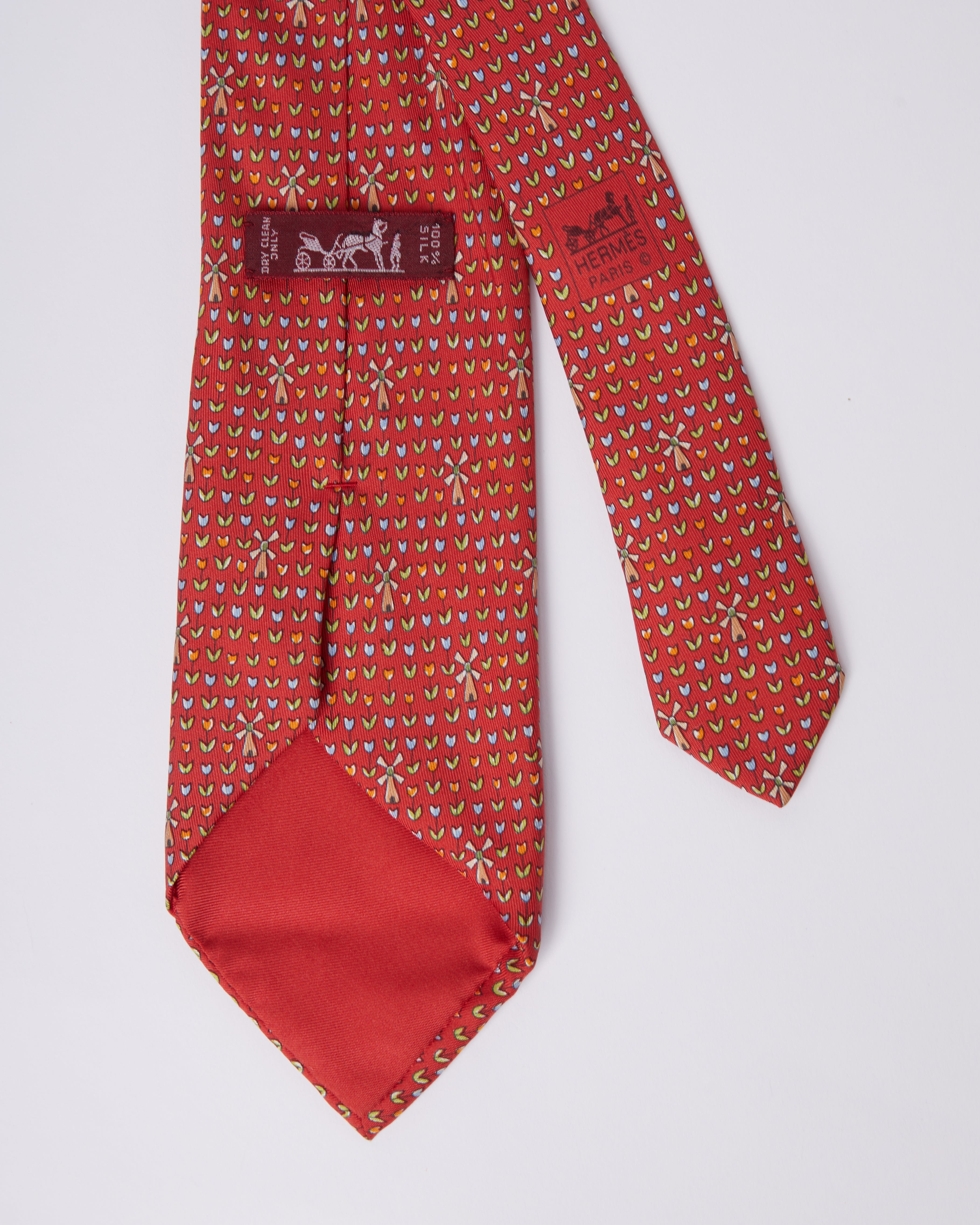 Hermes Pinwheel Tie