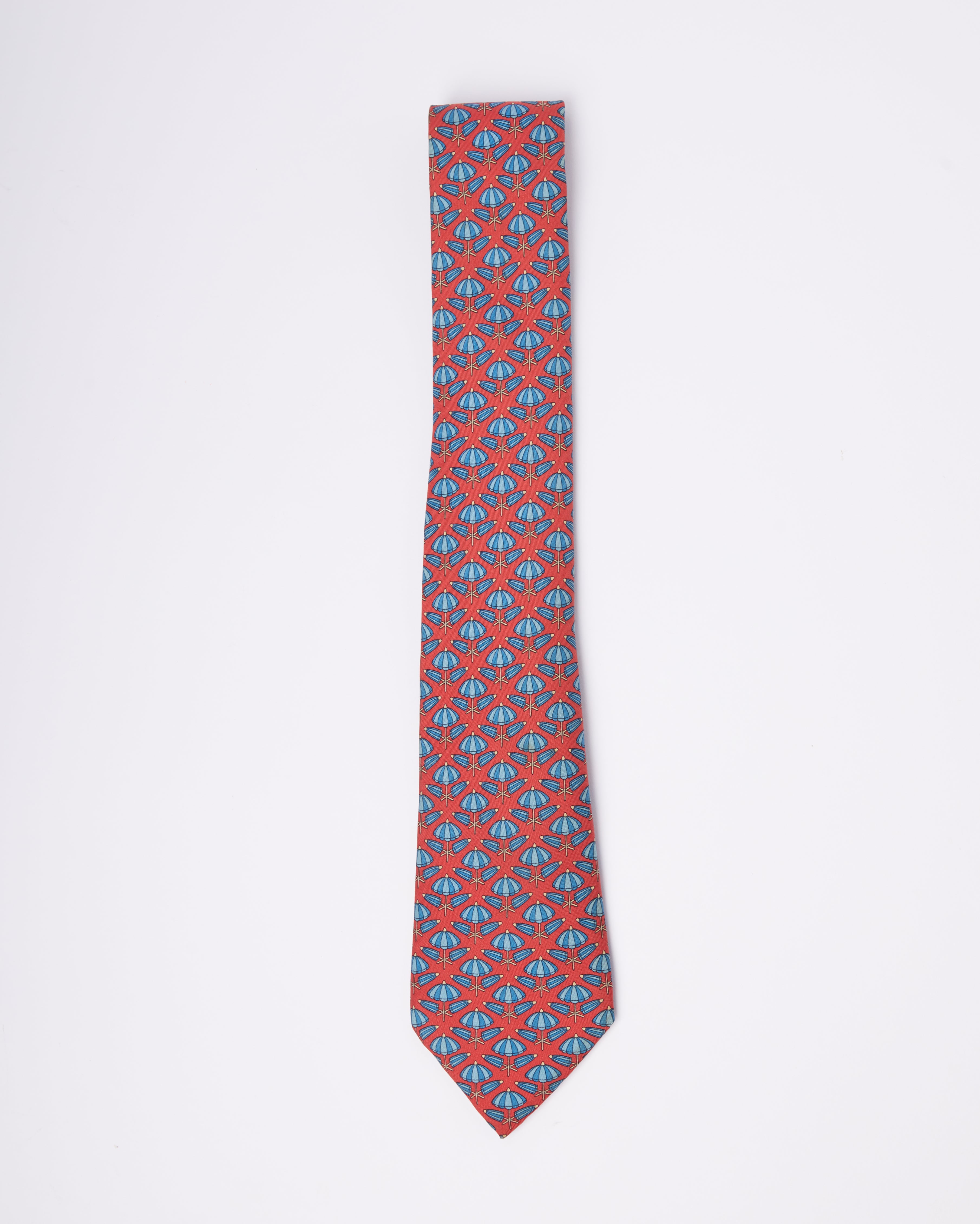 Hermes Beach Red Tie