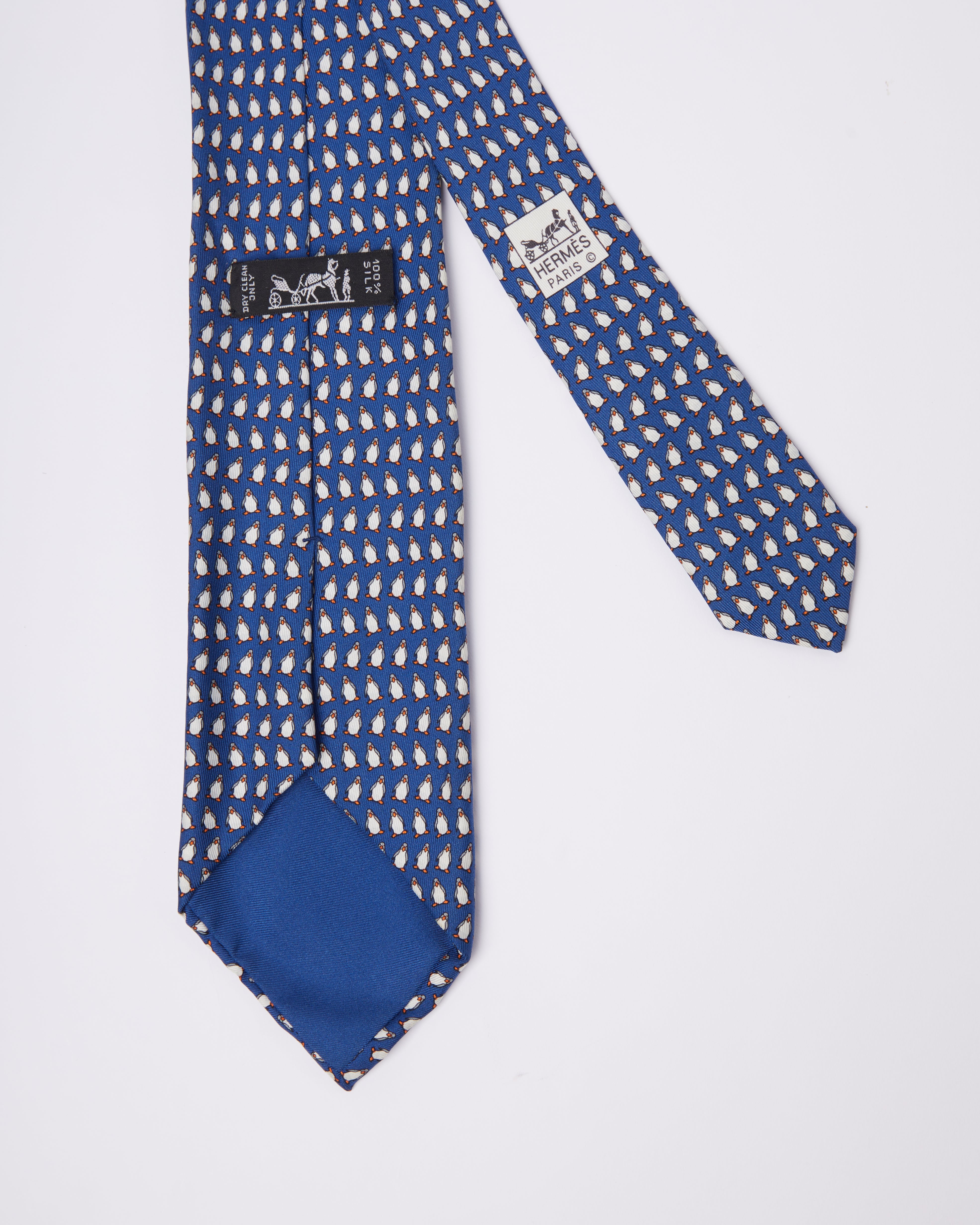 Hermes Penguin fused Tie