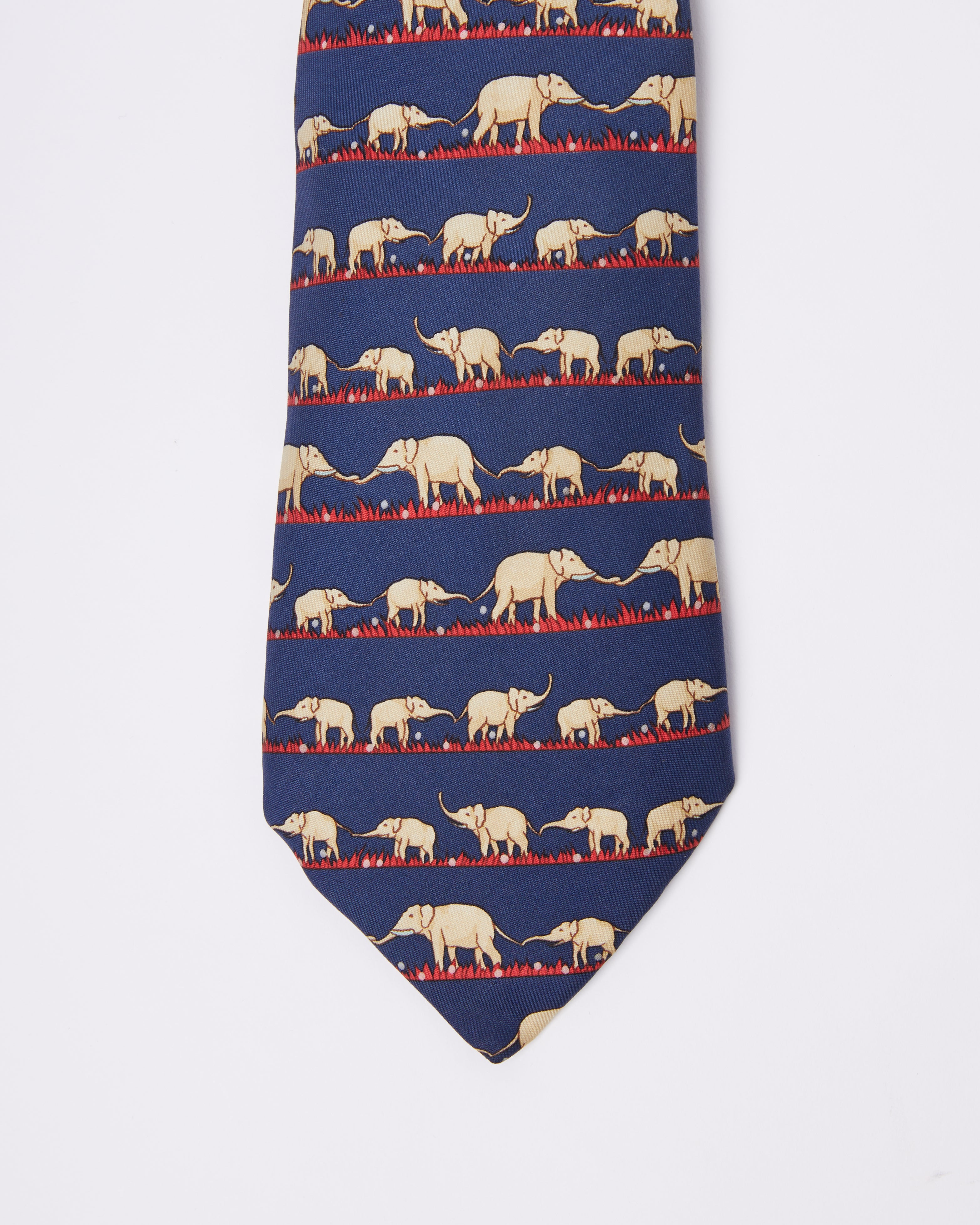 Hermes Elephant Bond Tie